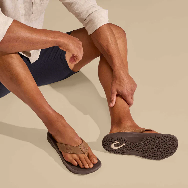Men's Olukai Ohana Sandals in Tan/Java - Image 4