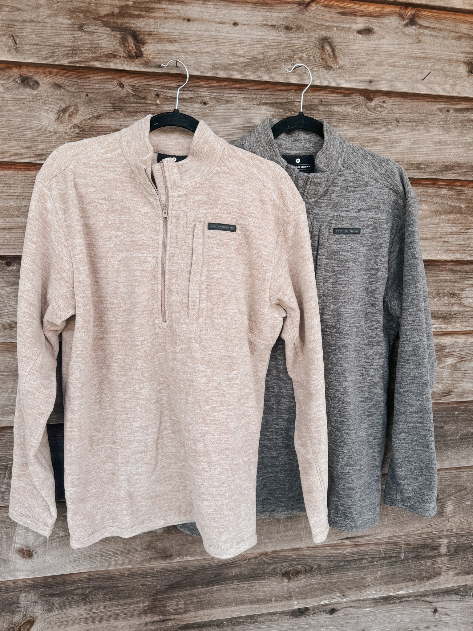 Men's Southern Marsh Maple Grove Brushed Pullover in Audubon Tan - Image 8