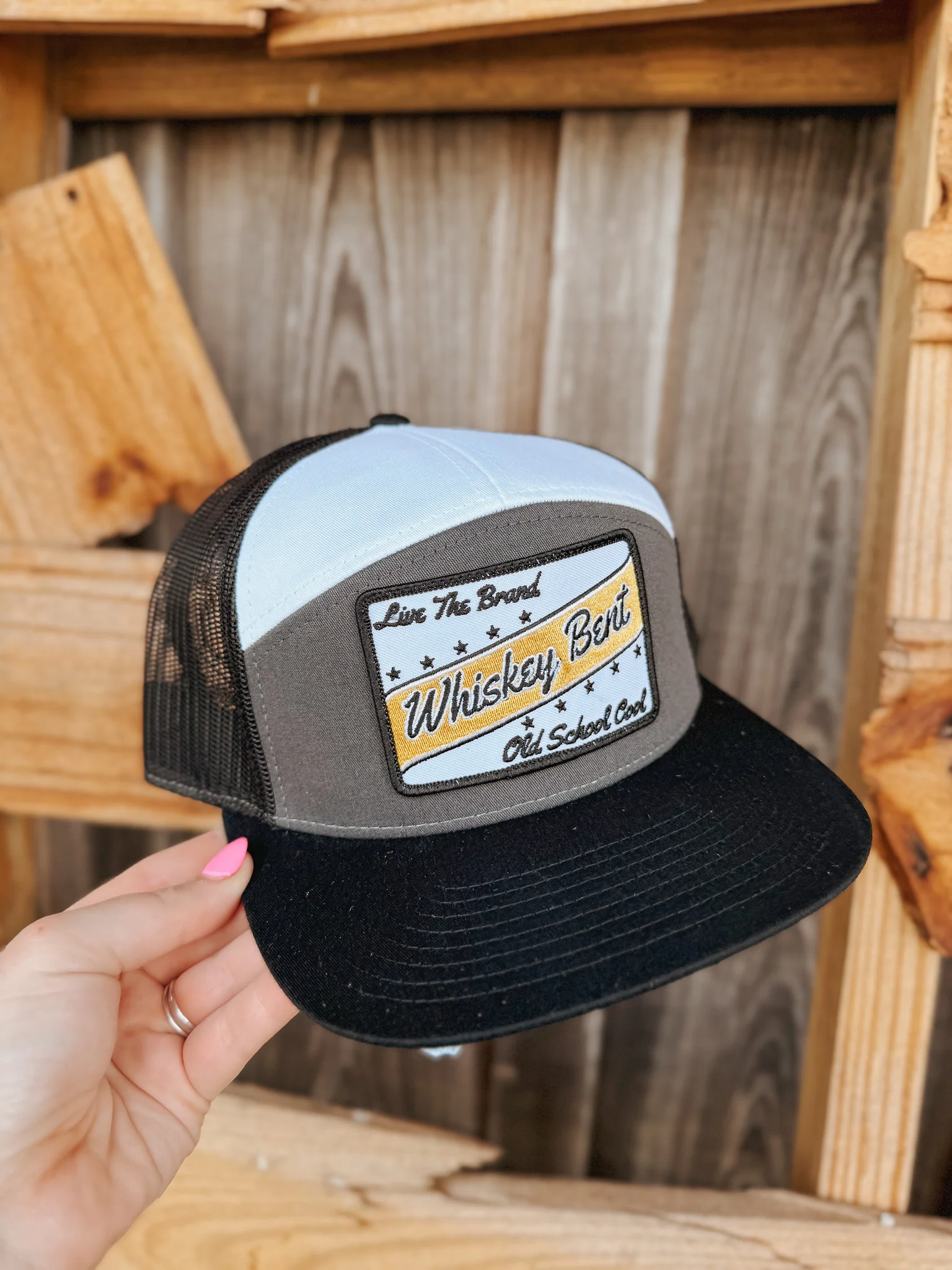 Whiskey bent Hat Co. OSC 7-Panel Cap - Image 3