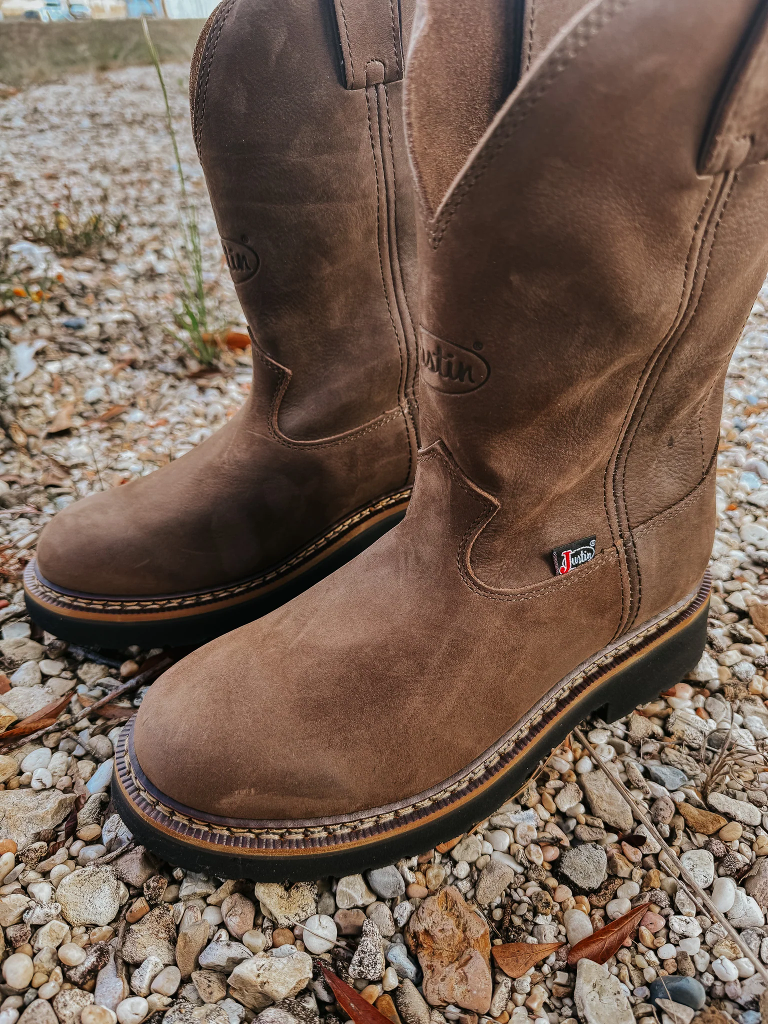 Men's Justin Carbide 11" Pull-On Work Boots - Image 7