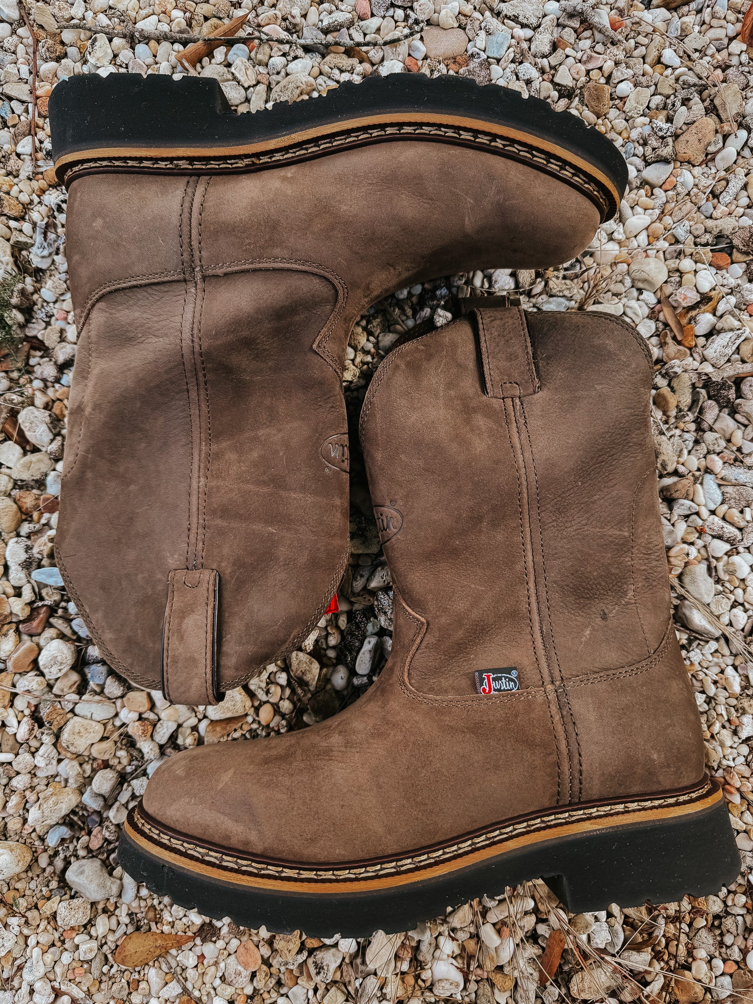 MEN'S JUSTIN CARBIDE 11" STEEL TOE WORK BOOTS - Image 6