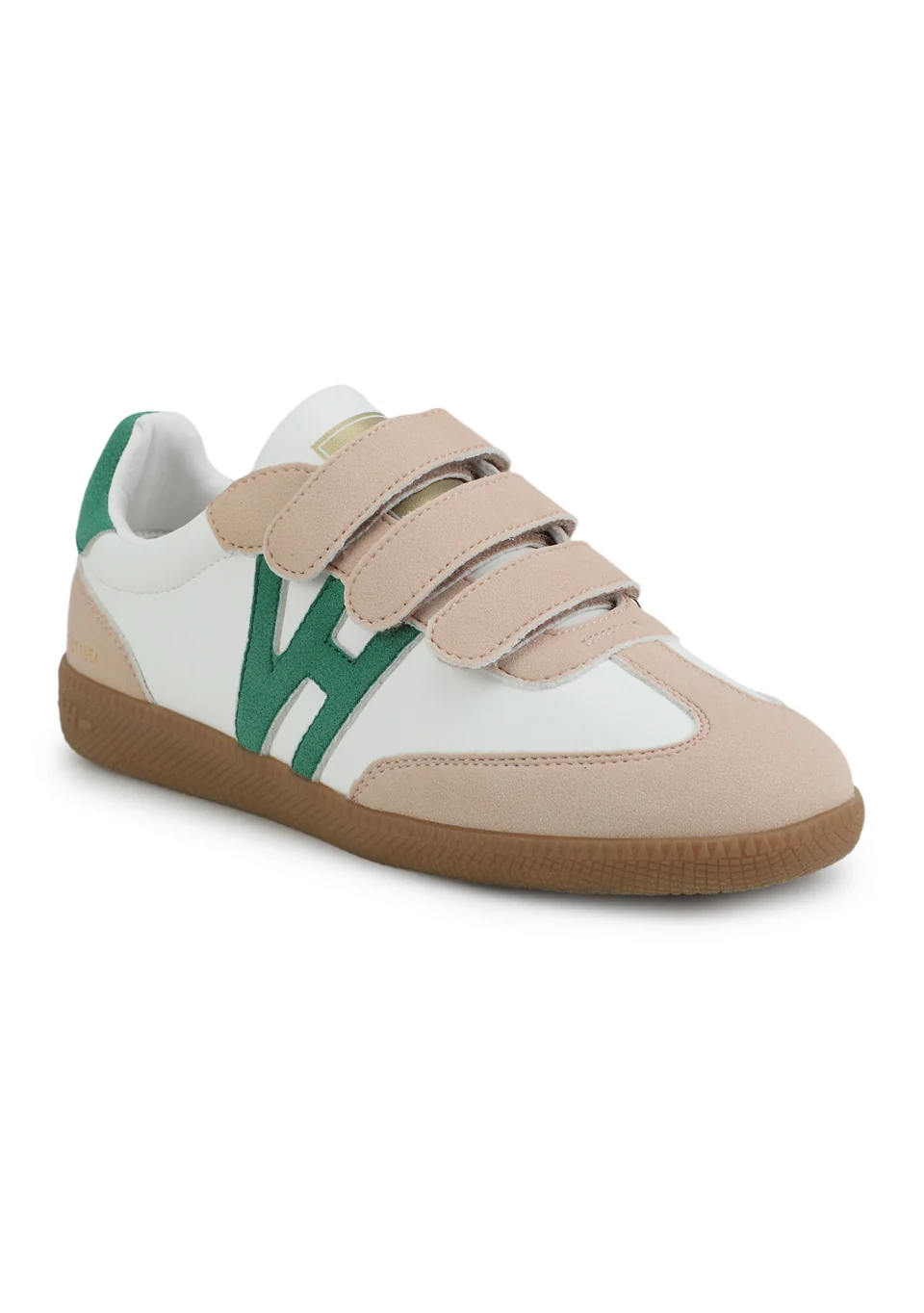 Vintage Havana Pace 5 White Taupe Green Sneakers - Image 6