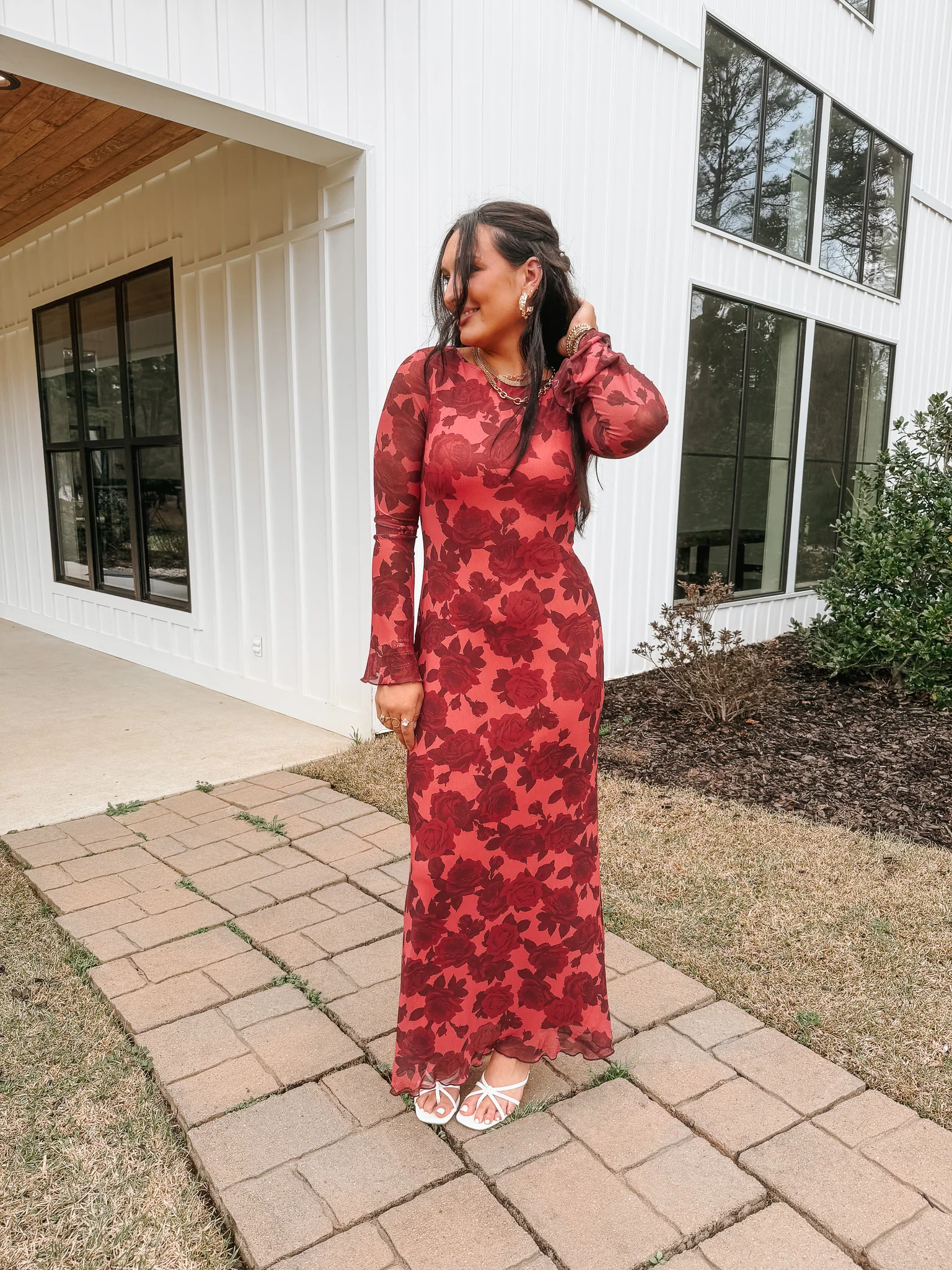 Romantic Blooms Floral Maxi Dress - Image 6