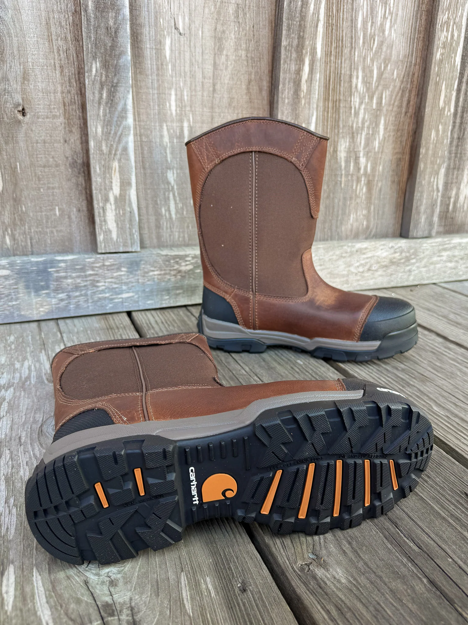 Men’s Carhartt Ground Force Waterproof Composite Toe Wellington Boots - Image 2