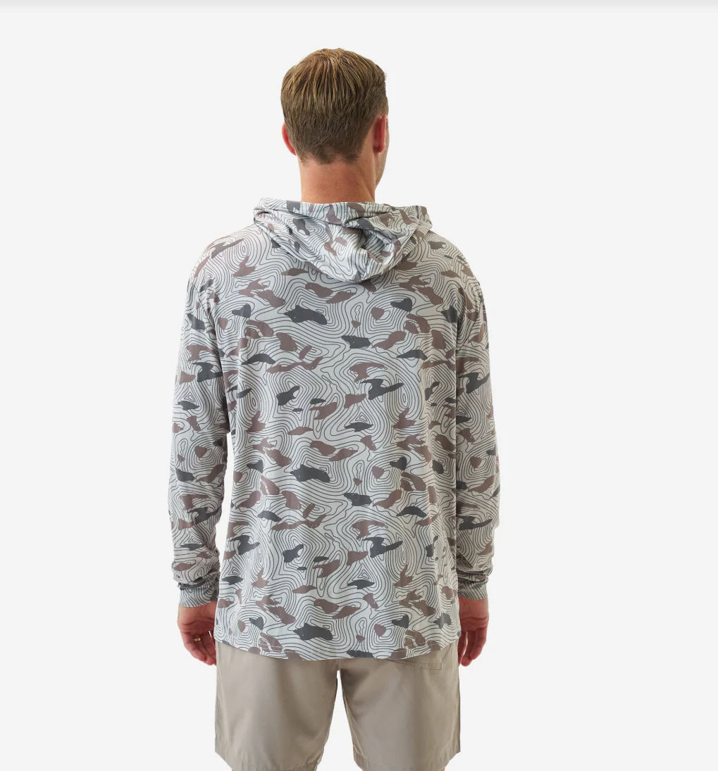 Burlebo Men's Performance Hoodie - Top Desert Camo - Image 5