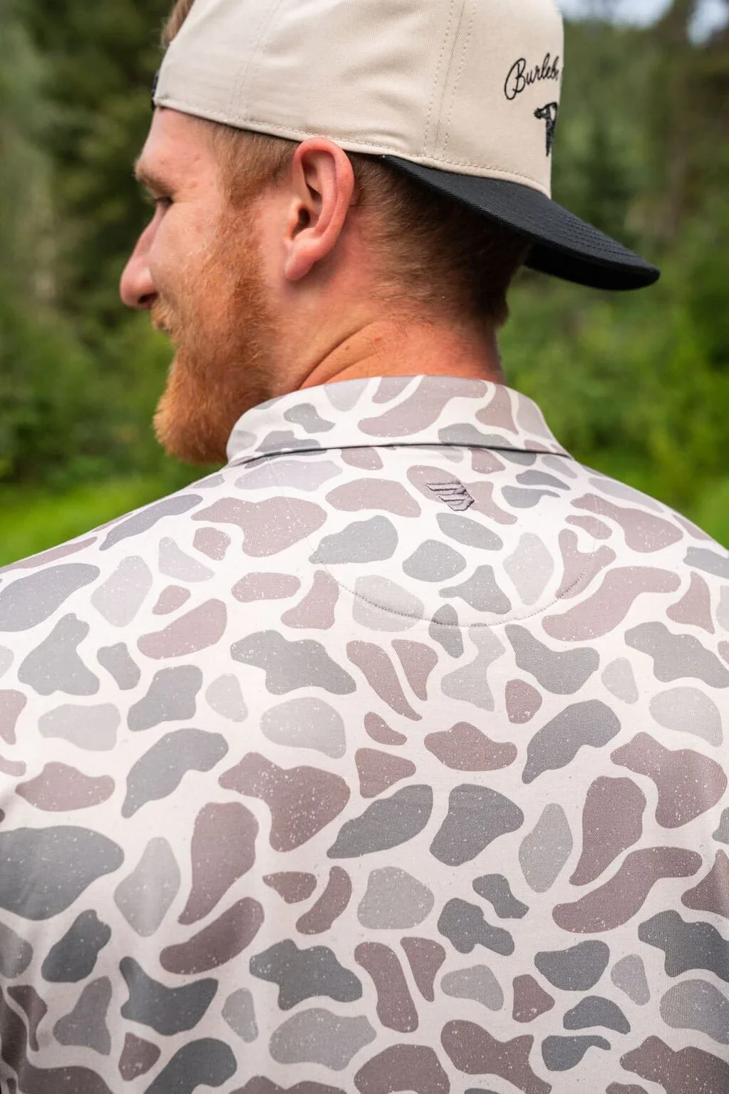 Men's Burlebo Performance Polo in Classic Deer Camo - Image 10