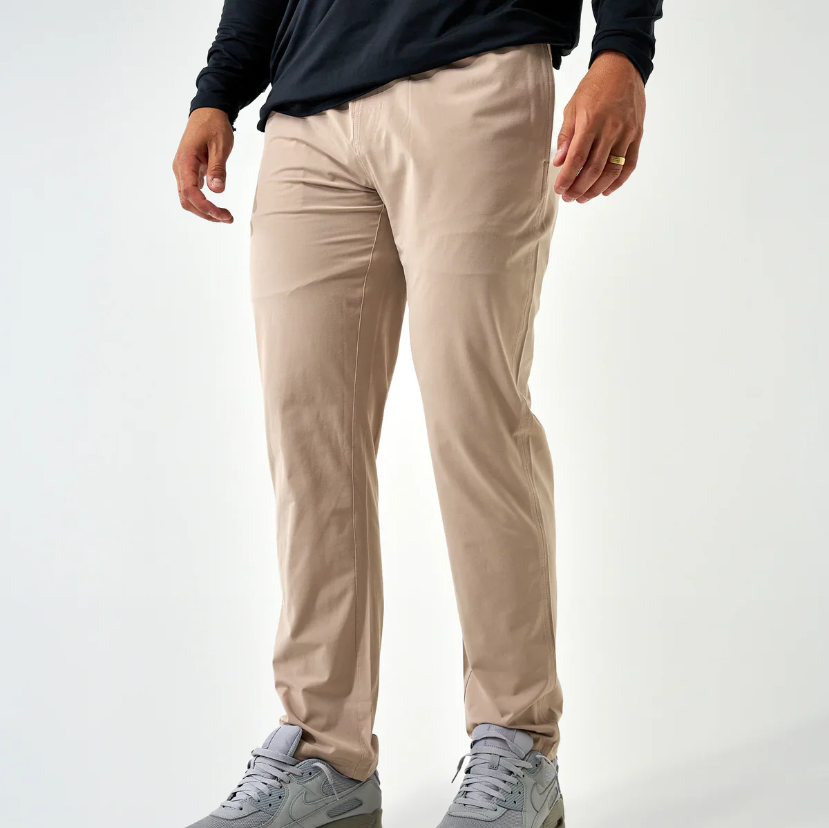 Burlebo Men's Performance Pants in Cobblestone - Image 6