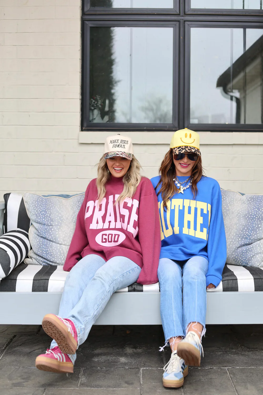 Praise God 2-Sided Reversible Mock Sweatshirt - Image 4