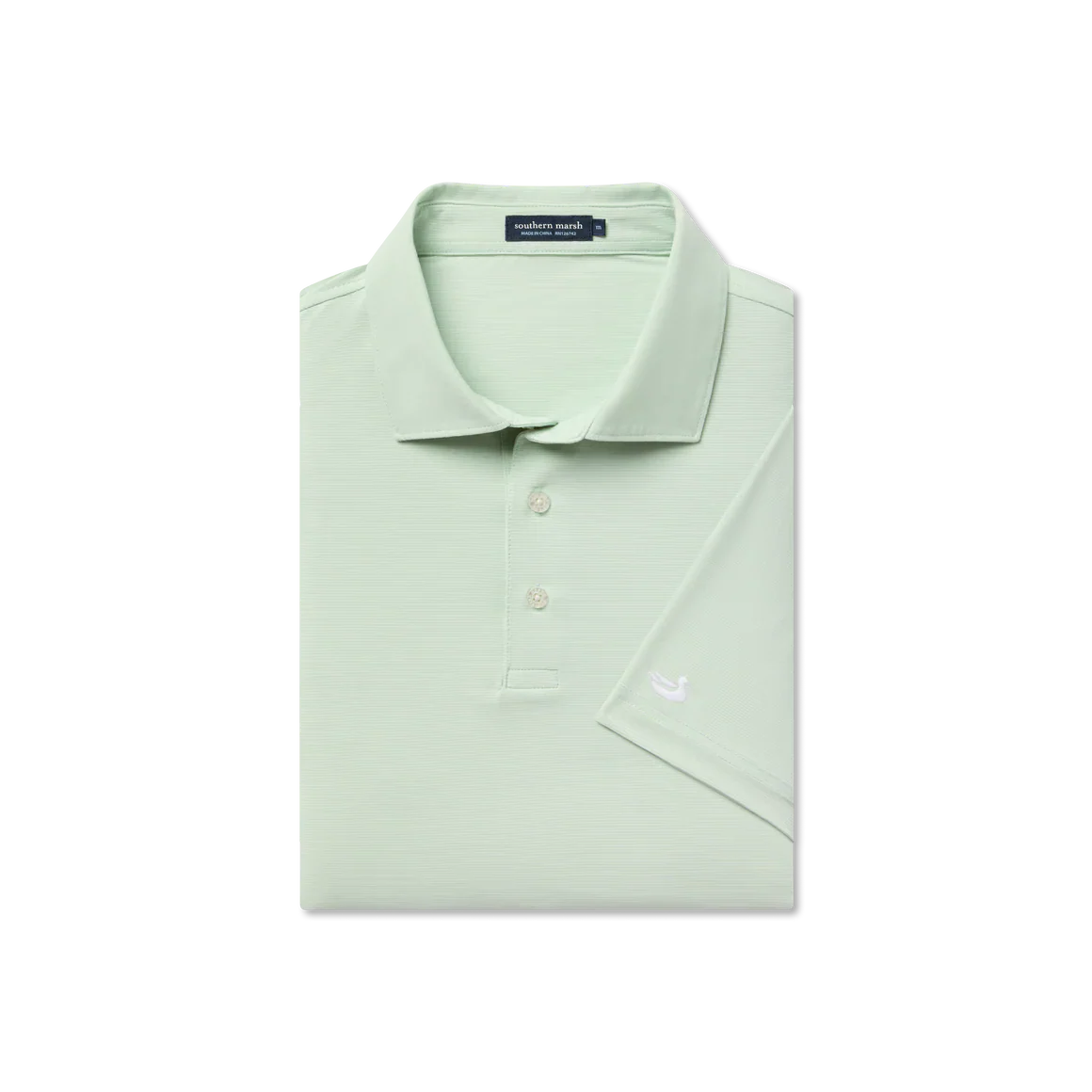 Southern Marsh Santa Clara Performance Polo in Honeydew - Image 7
