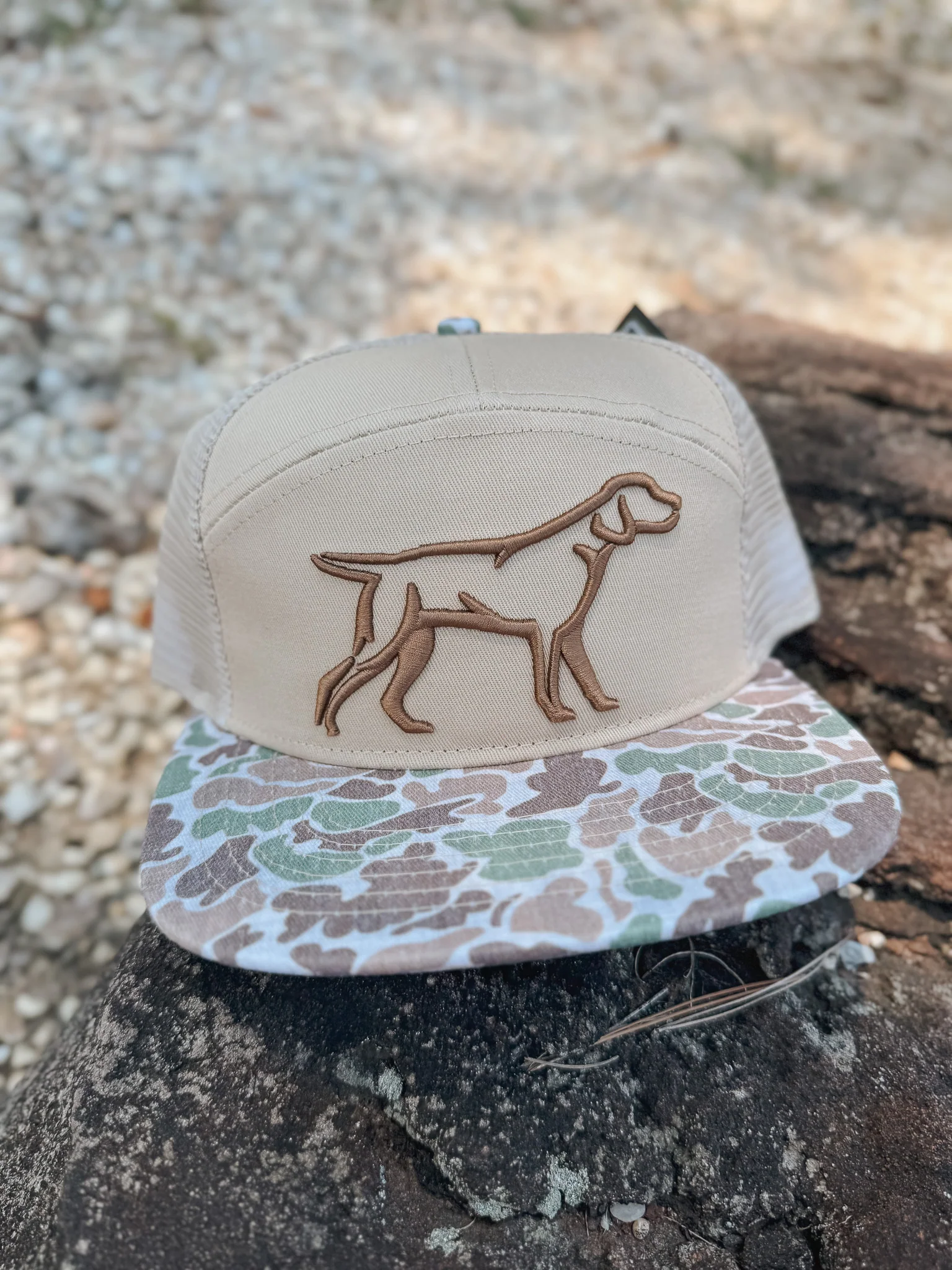 Fieldstone 7 Panel 3D Puff Camo Bill Hat - Image 3