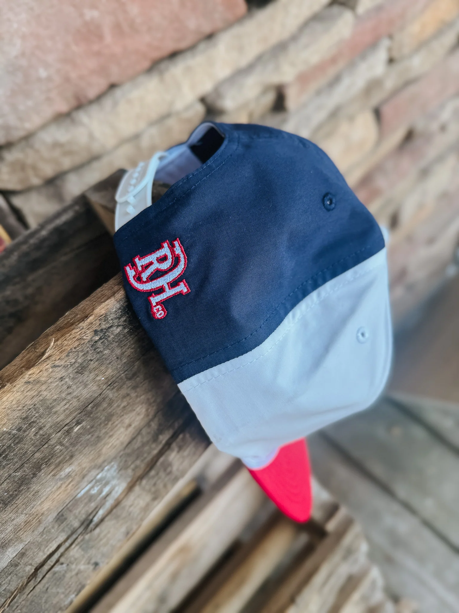Red Dirt Hat Co. The Patriot Red/White/Navy Cap - Image 2