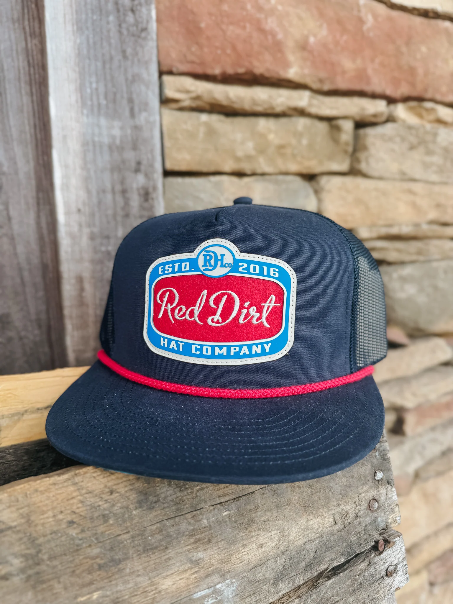 Red Dirt Hat Co. Gitty Up Navy Cap - Image 2