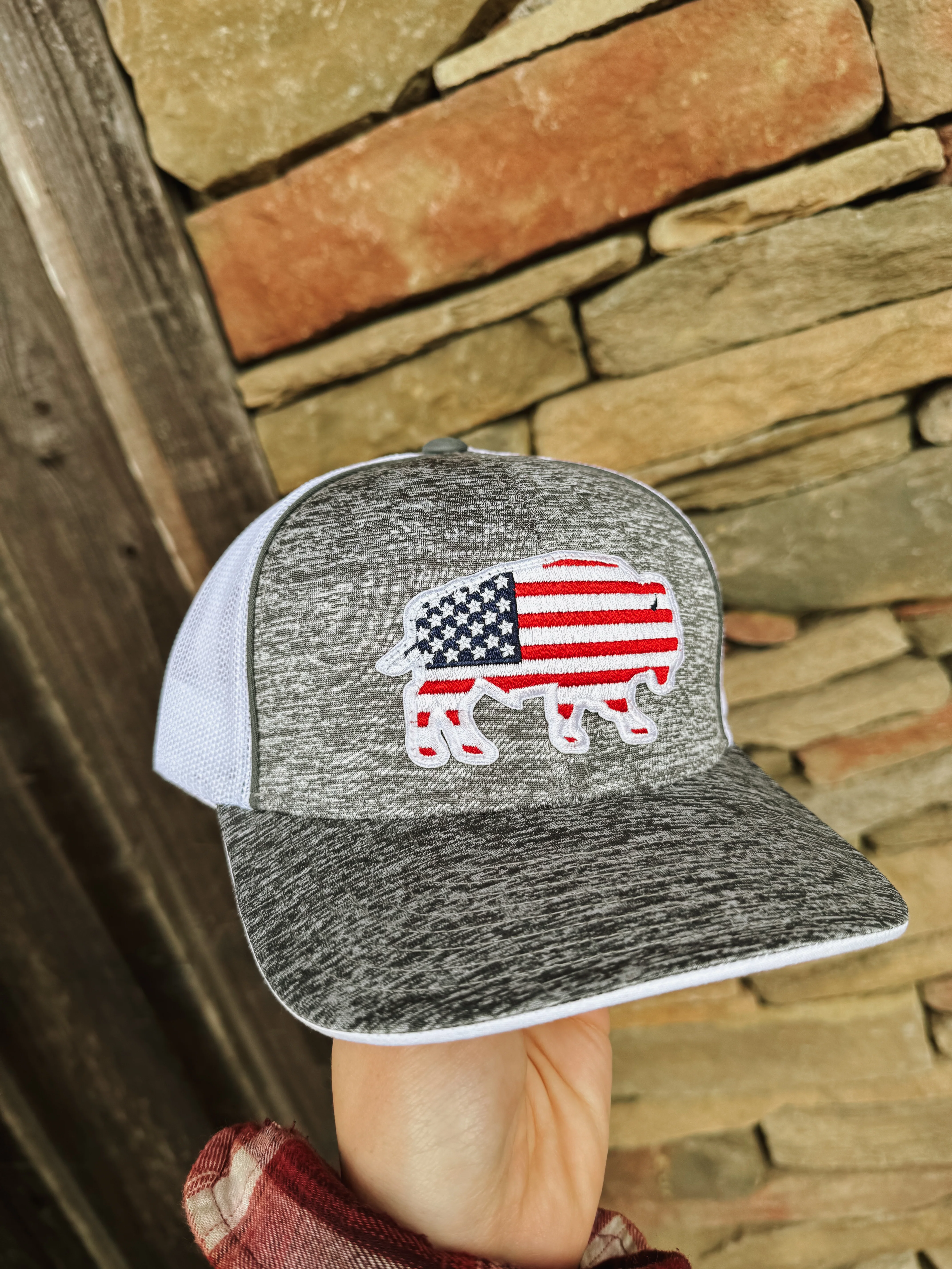 Red Dirt Hat Co. USA Buffalo Cap - Image 4