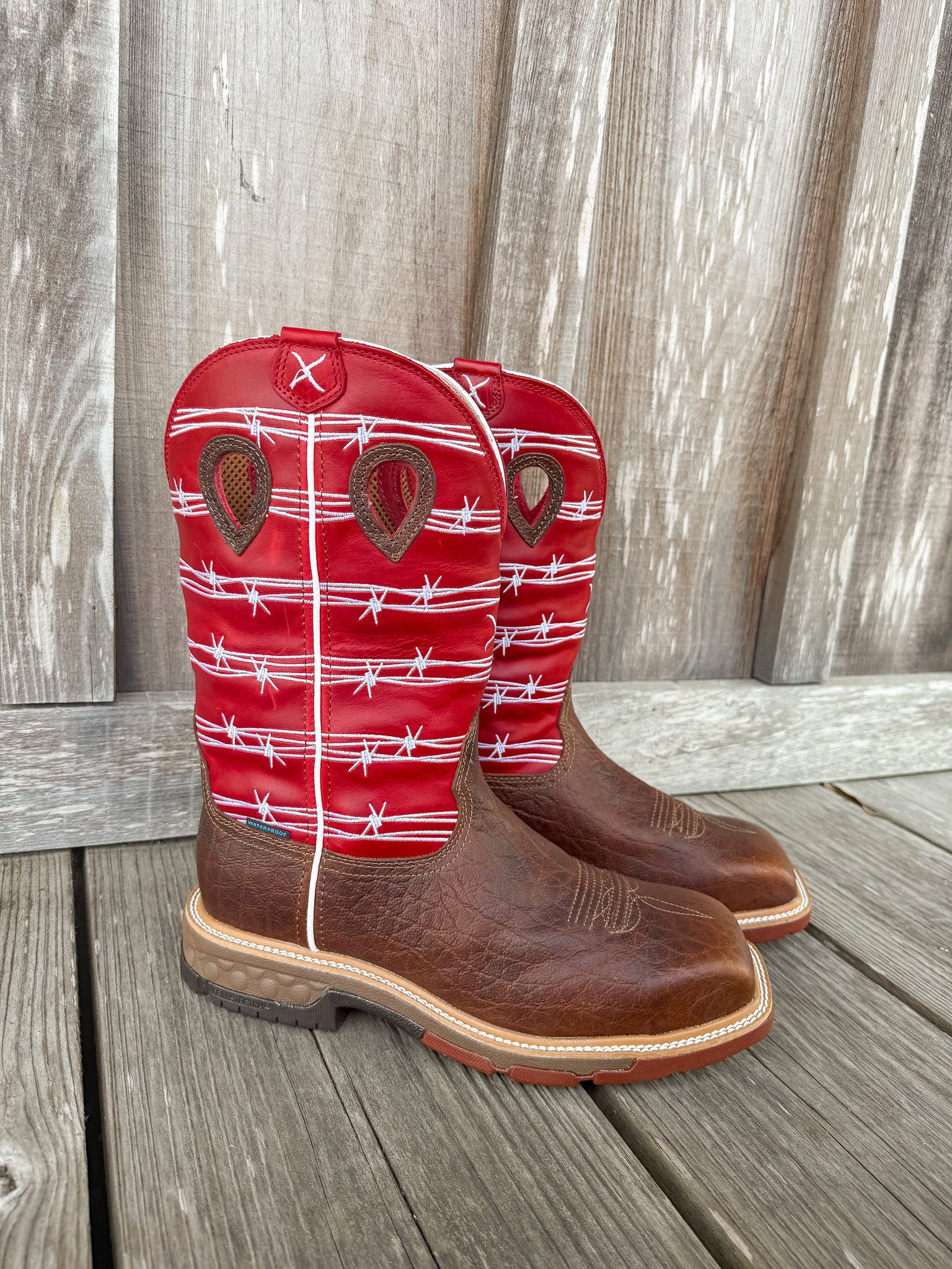 MEN'S TWISTED X WATERPROOF NANO TOE WORK BOOT