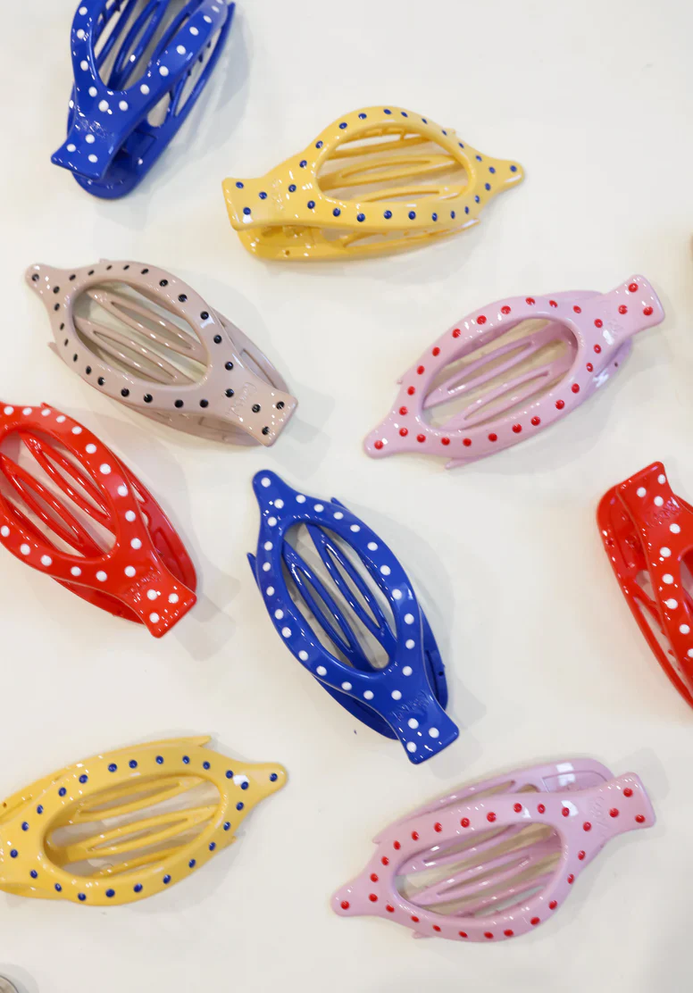 KAXI POLKA DOT LAY DOWN 2.0 CLAW CLIP | RED - Image 3
