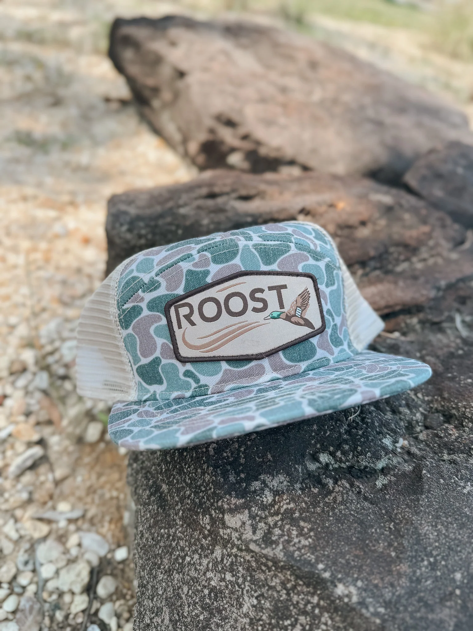 Roost Camo Duck Patch Cap - Image 3