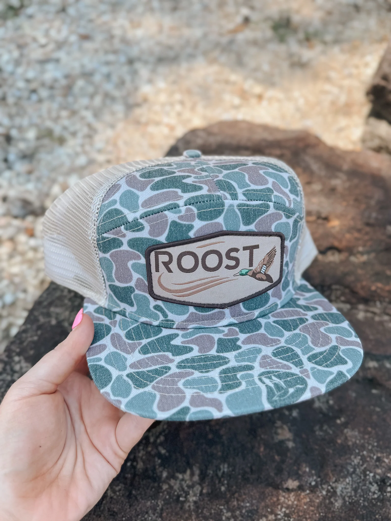 Roost Camo Duck Patch Cap - Image 4