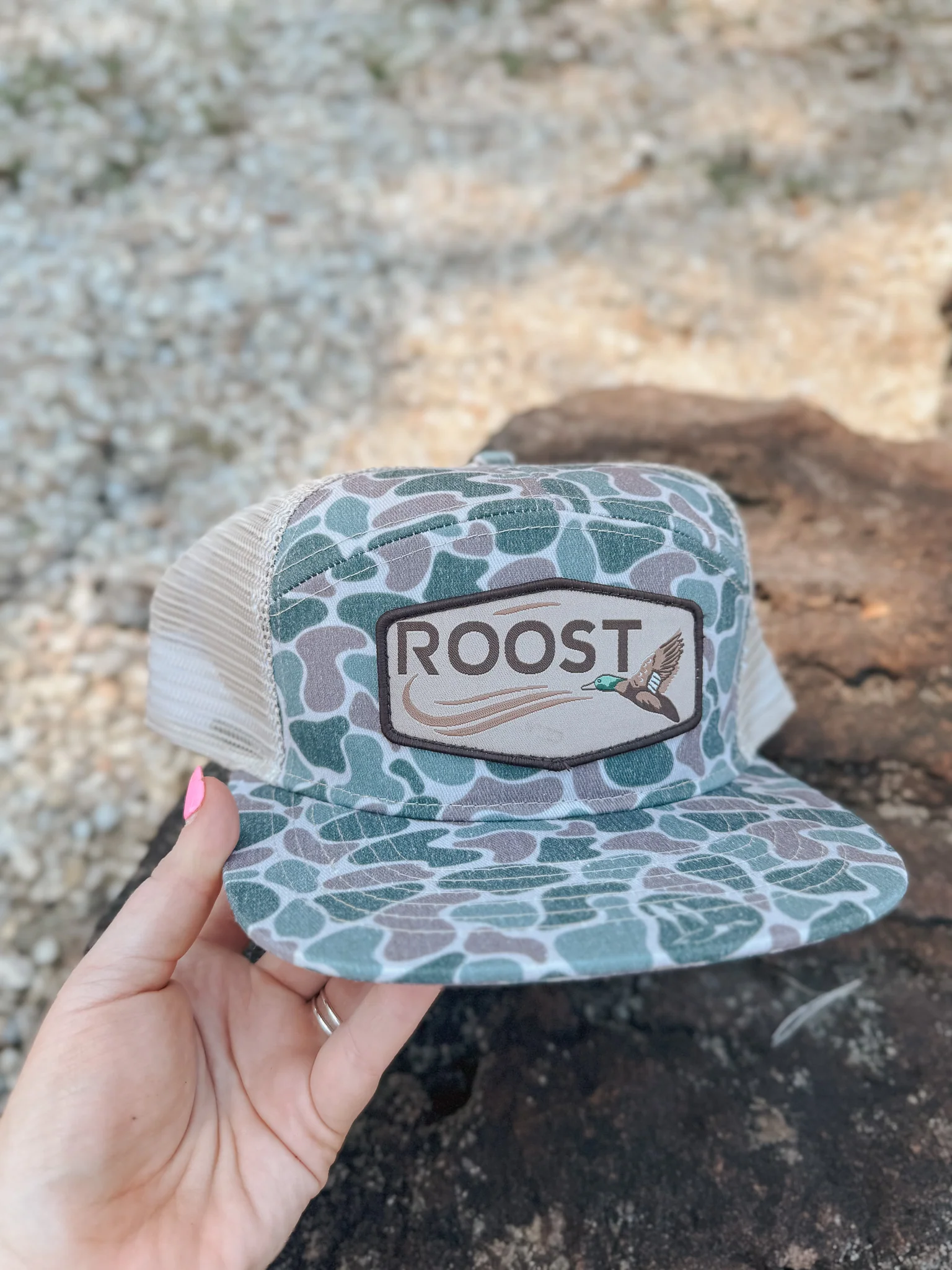 Roost Camo Duck Patch Cap - Image 6