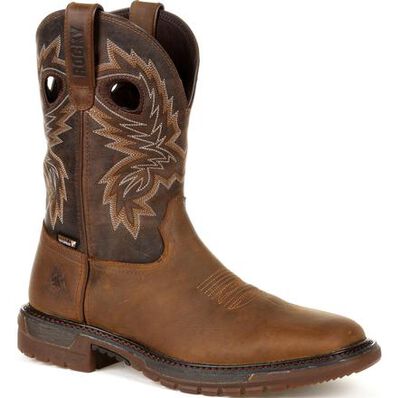 Men's Rocky Original Ride FLX Waterproof Western Boots - Image 6