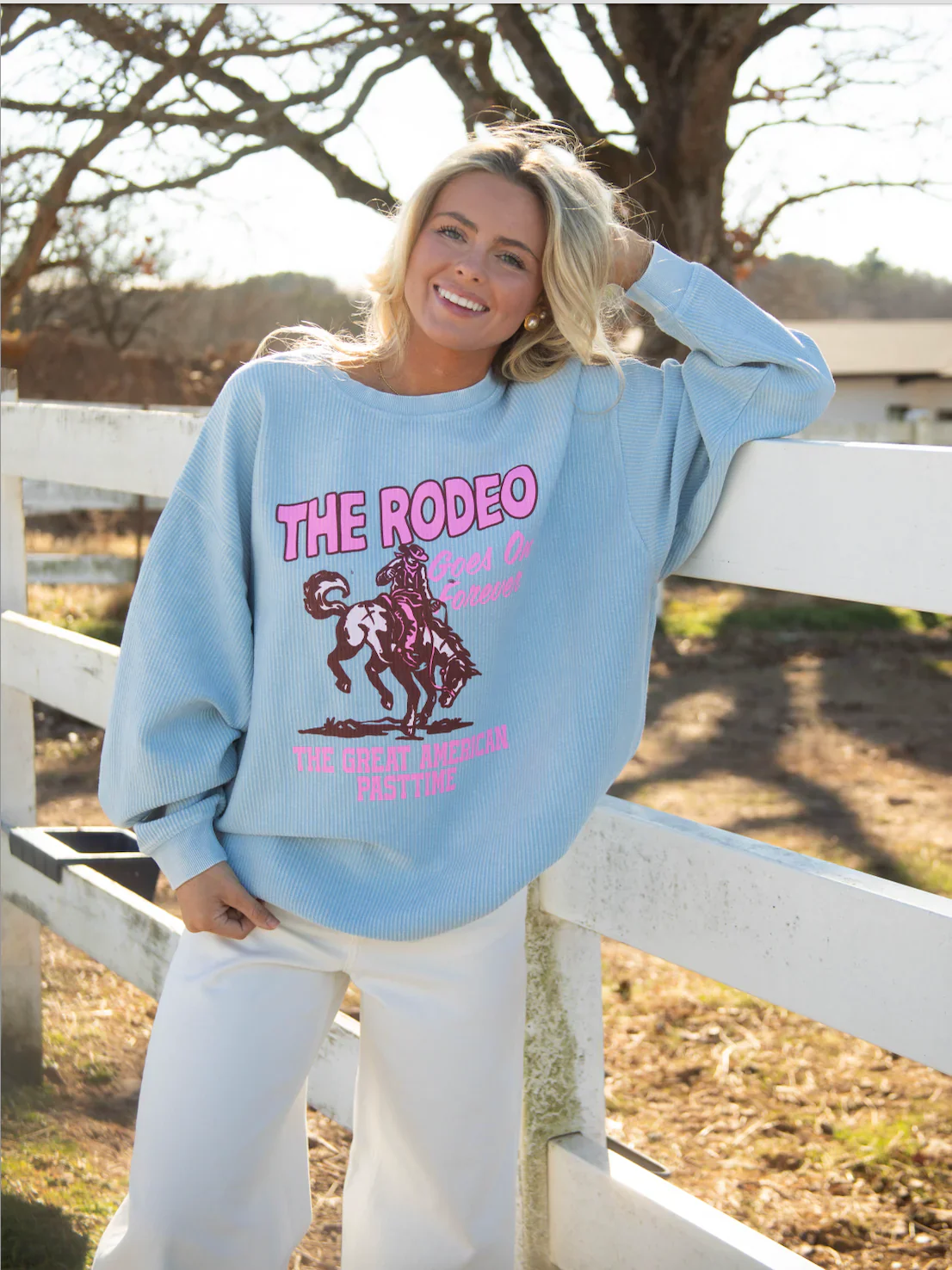 Rodeo Forever Corded Sweatshirt - Image 3