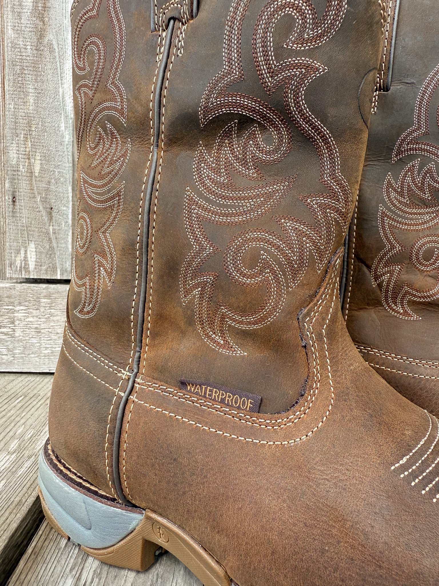 Men's Tony Lama Junction Waterproof Work Boots - Image 4
