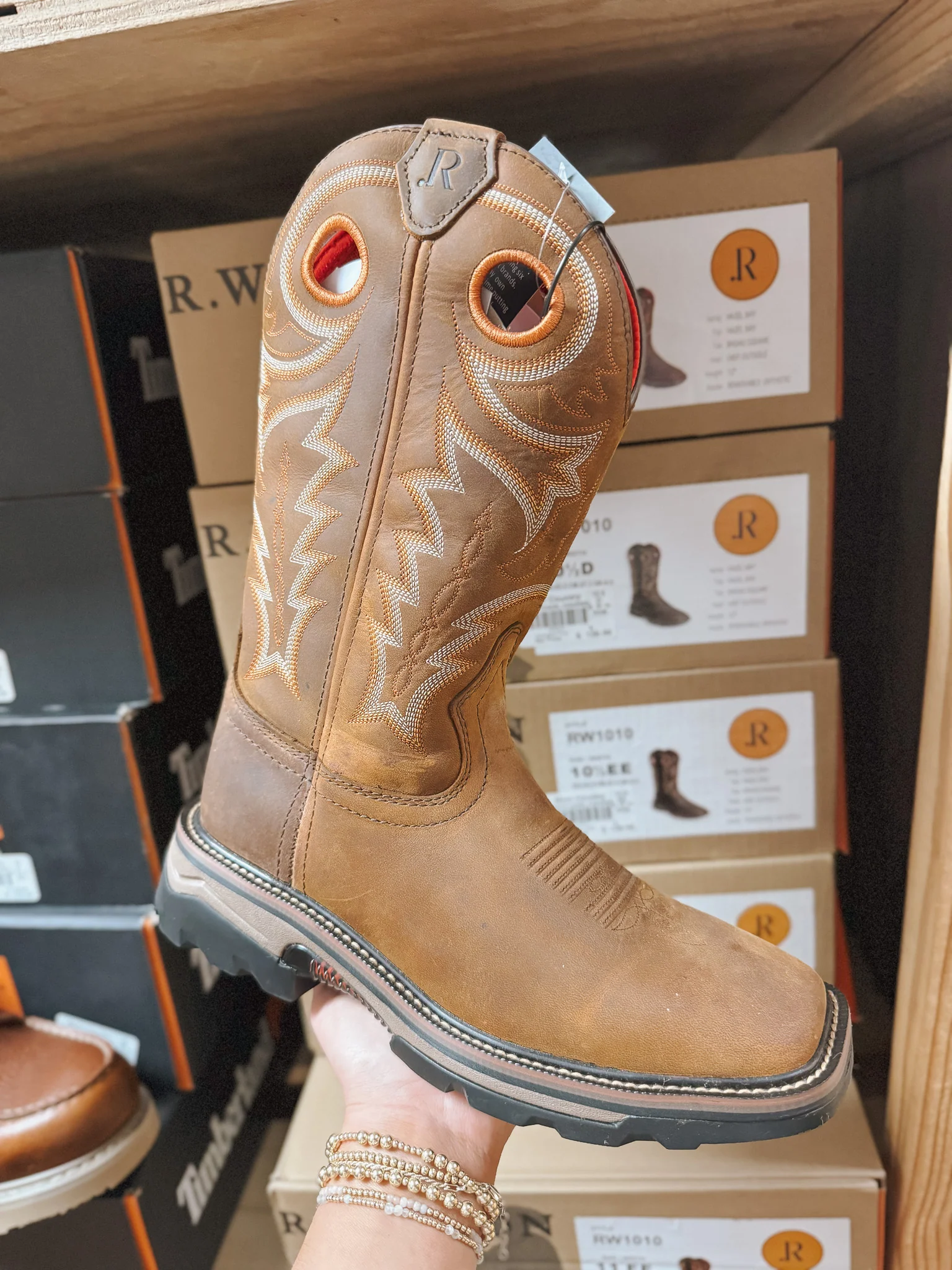 Men's R. Watson Hazel Bay Cowhide Work Boots - Image 5