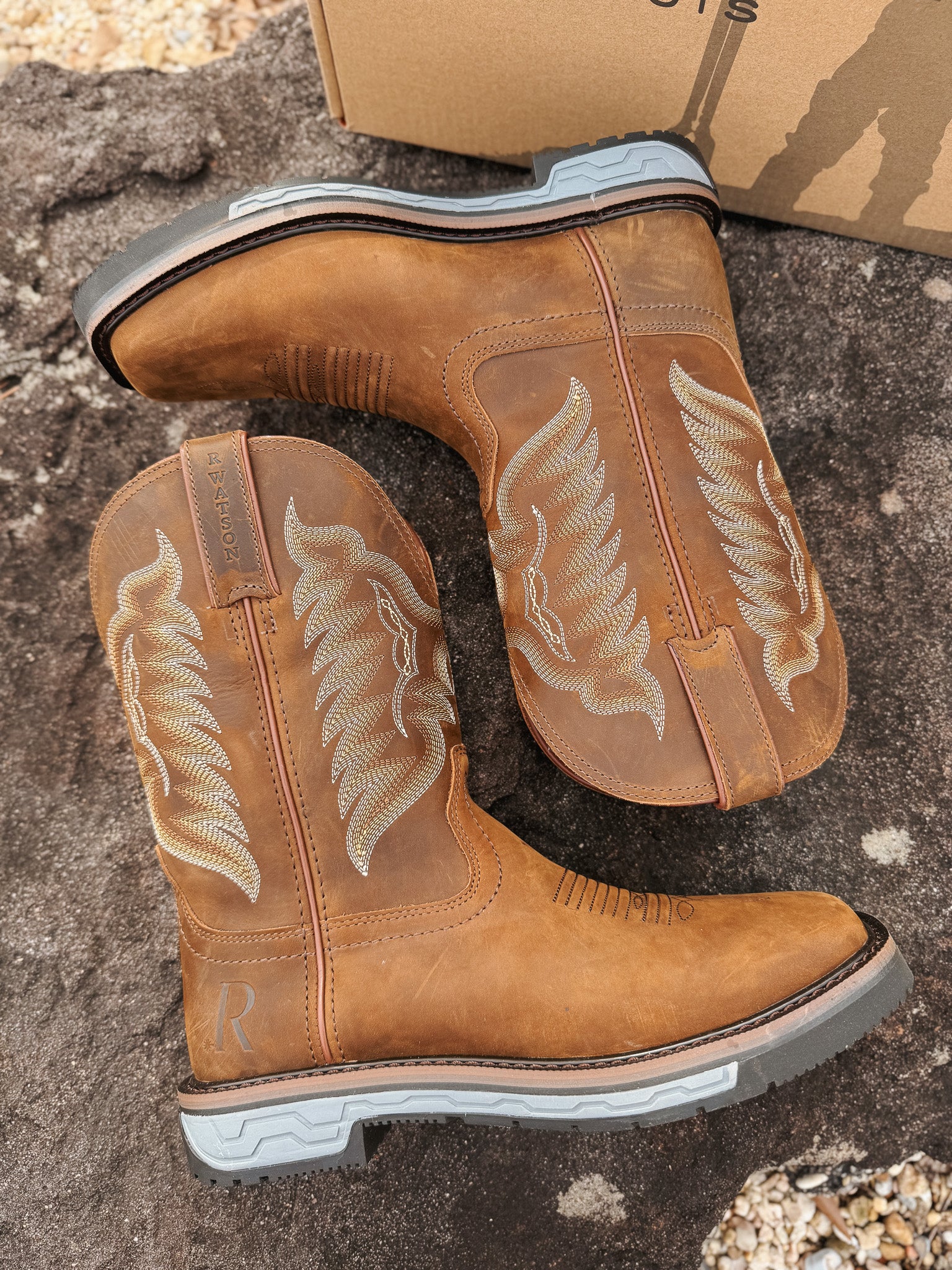 Men's R. Watson Crazy House Cowhide Work Boots - Image 9