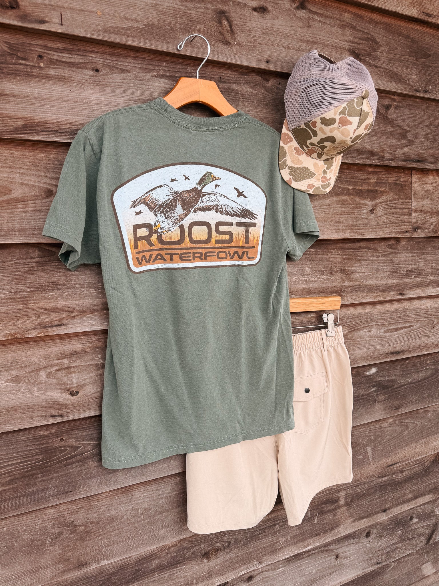 Roost Mallard Shield T-Shirt - Image 2