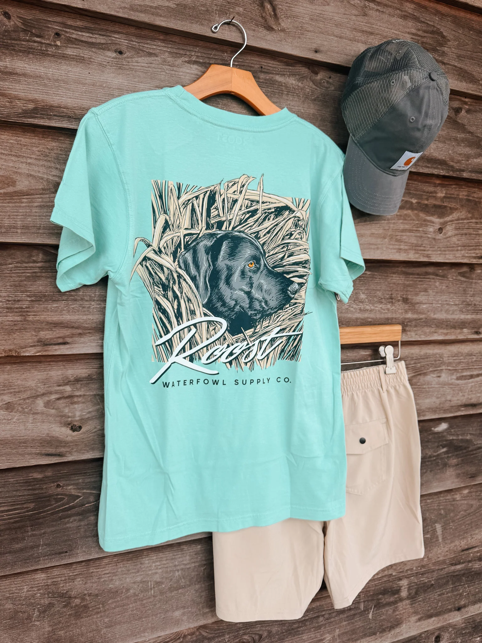 Roost Stealth Mode T-Shirt in Mint - Image 3