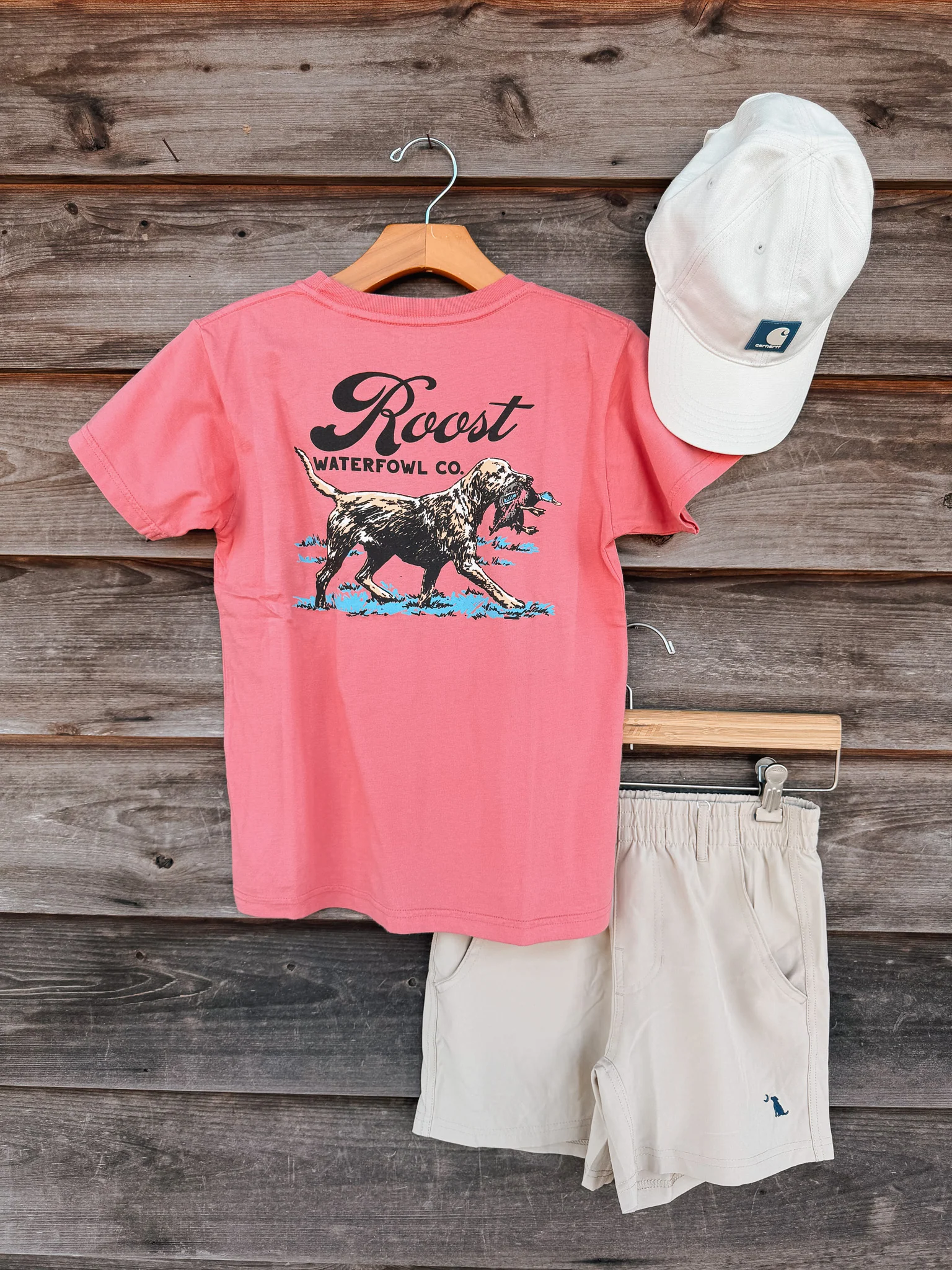 Toddler & Youth Roost Vintage Retriever in Watermelon