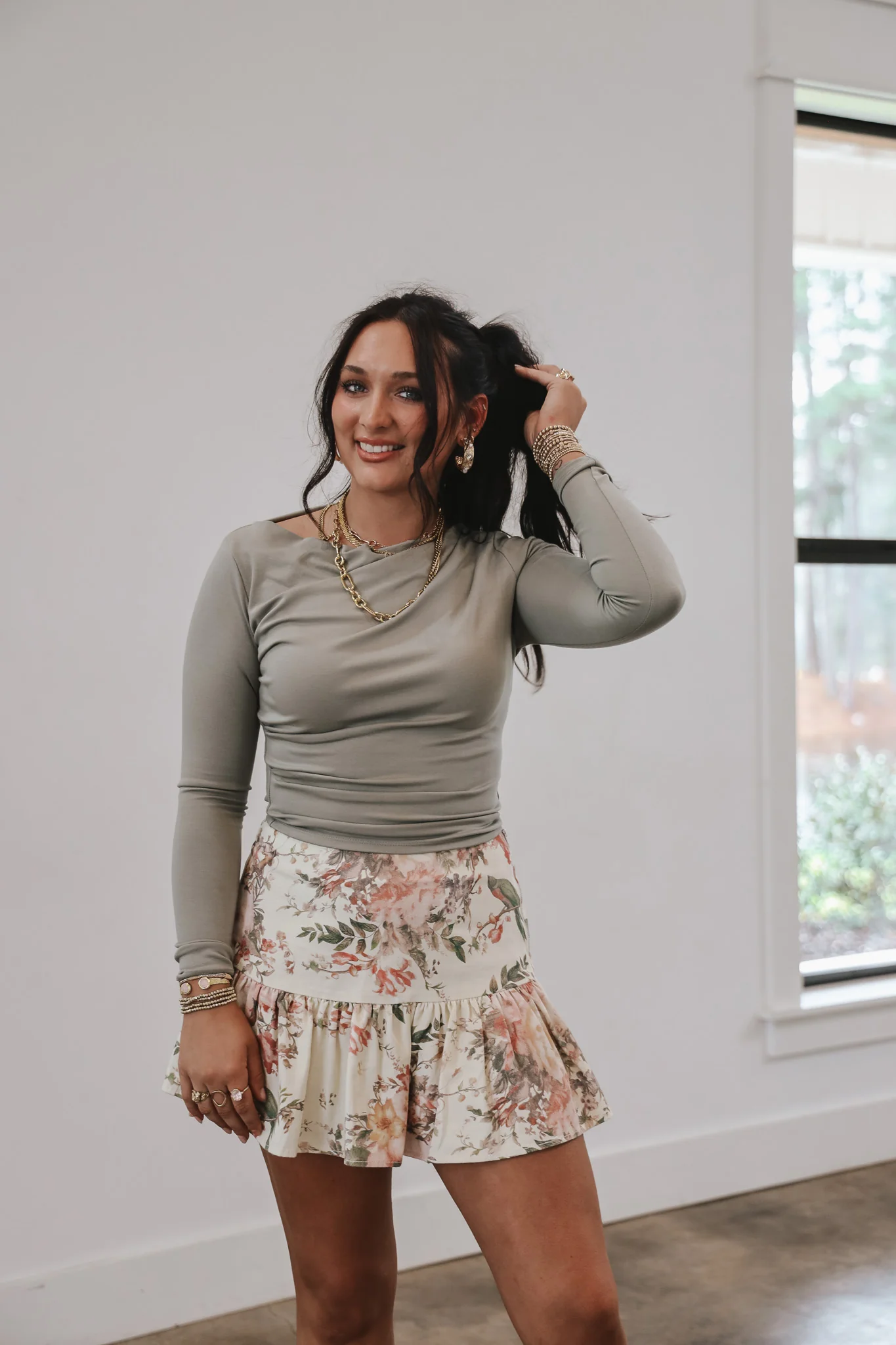 Spring Ready Floral Skirt - Image 7