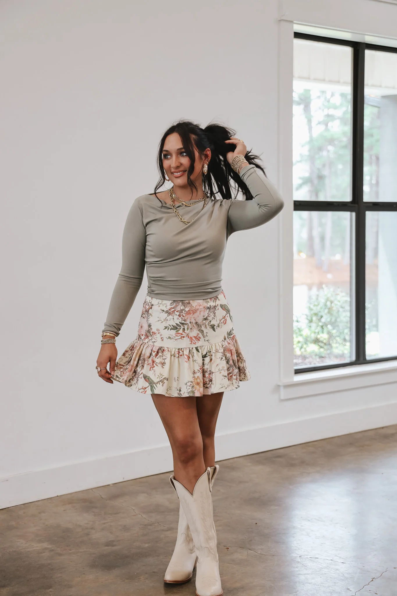 Spring Ready Floral Skirt - Image 9