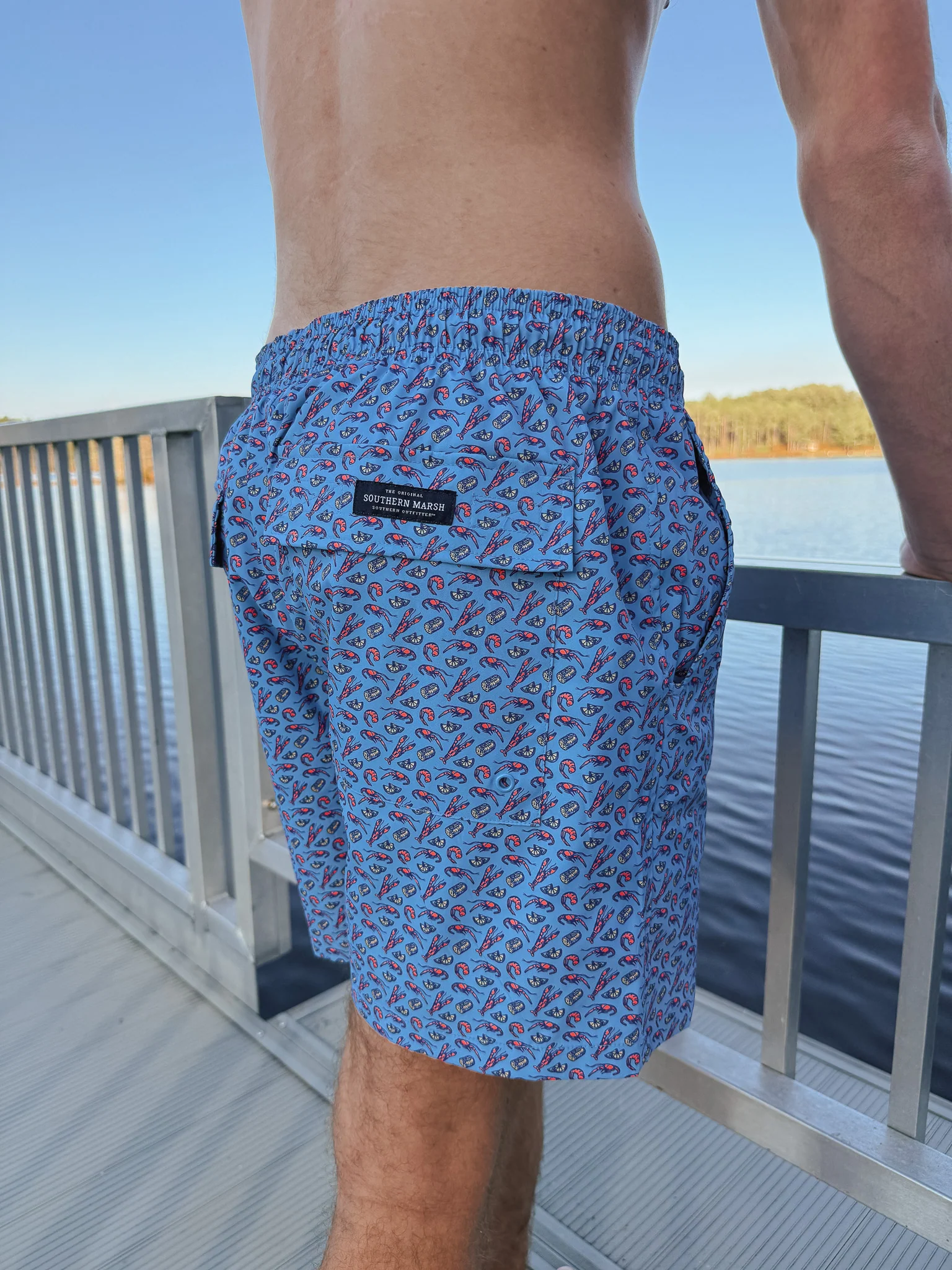 Men's Southern Marsh Harbor Lined Trunk - After The Boil - Image 2