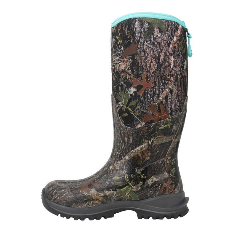 Women's Dryshod Shredder MXT Camo & Teal Boot - Image 5