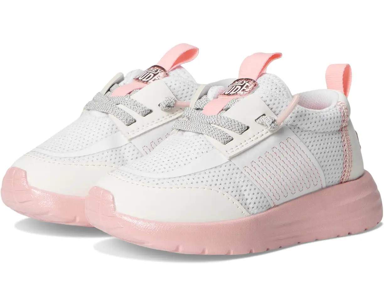 Youth Hey Dude Sirocco Play Pastel Ombre in White/Pink - Image 6