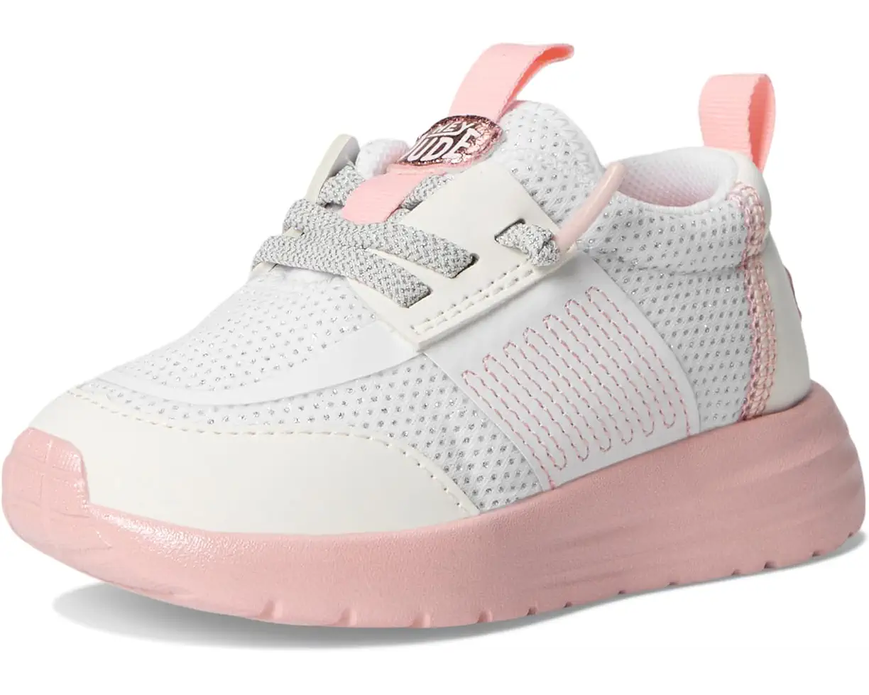 Youth Hey Dude Sirocco Play Pastel Ombre in White/Pink - Image 7