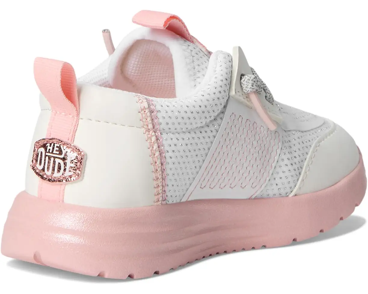 Youth Hey Dude Sirocco Play Pastel Ombre in White/Pink - Image 11