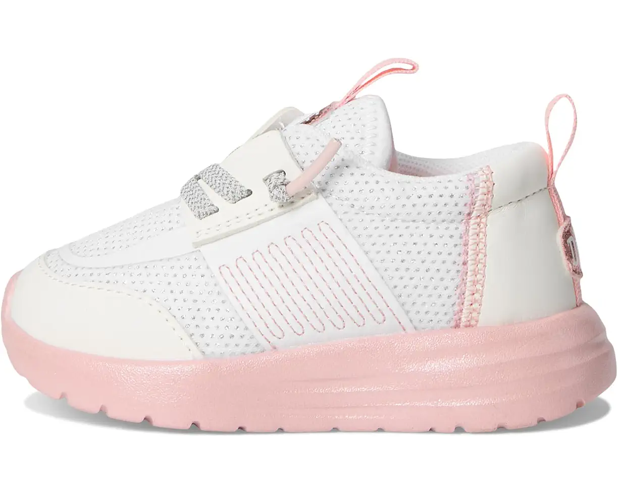 Youth Hey Dude Sirocco Play Pastel Ombre in White/Pink - Image 10