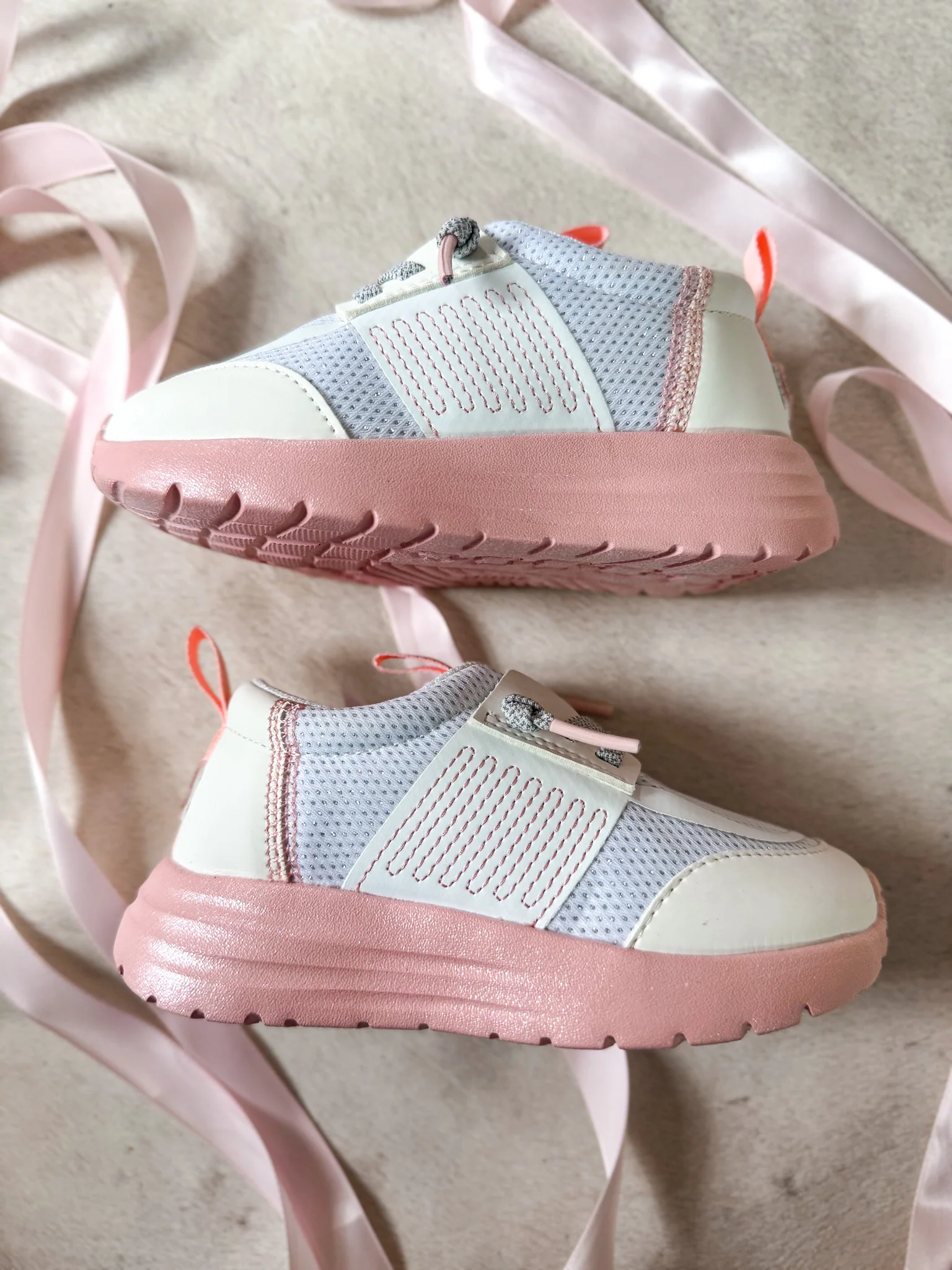 Youth Hey Dude Sirocco Play Pastel Ombre in White/Pink - Image 5