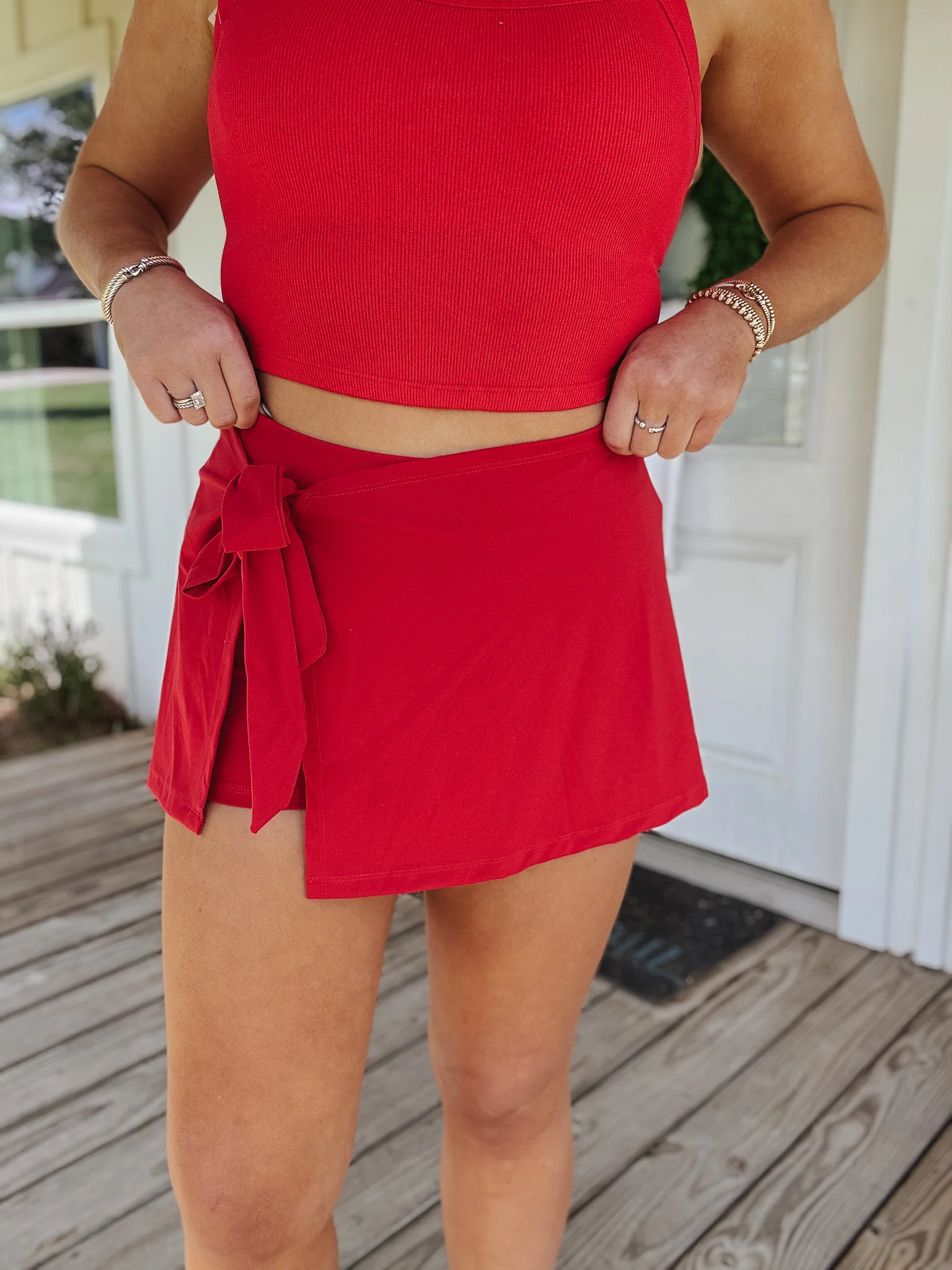 Sweet Swing Skort in Red