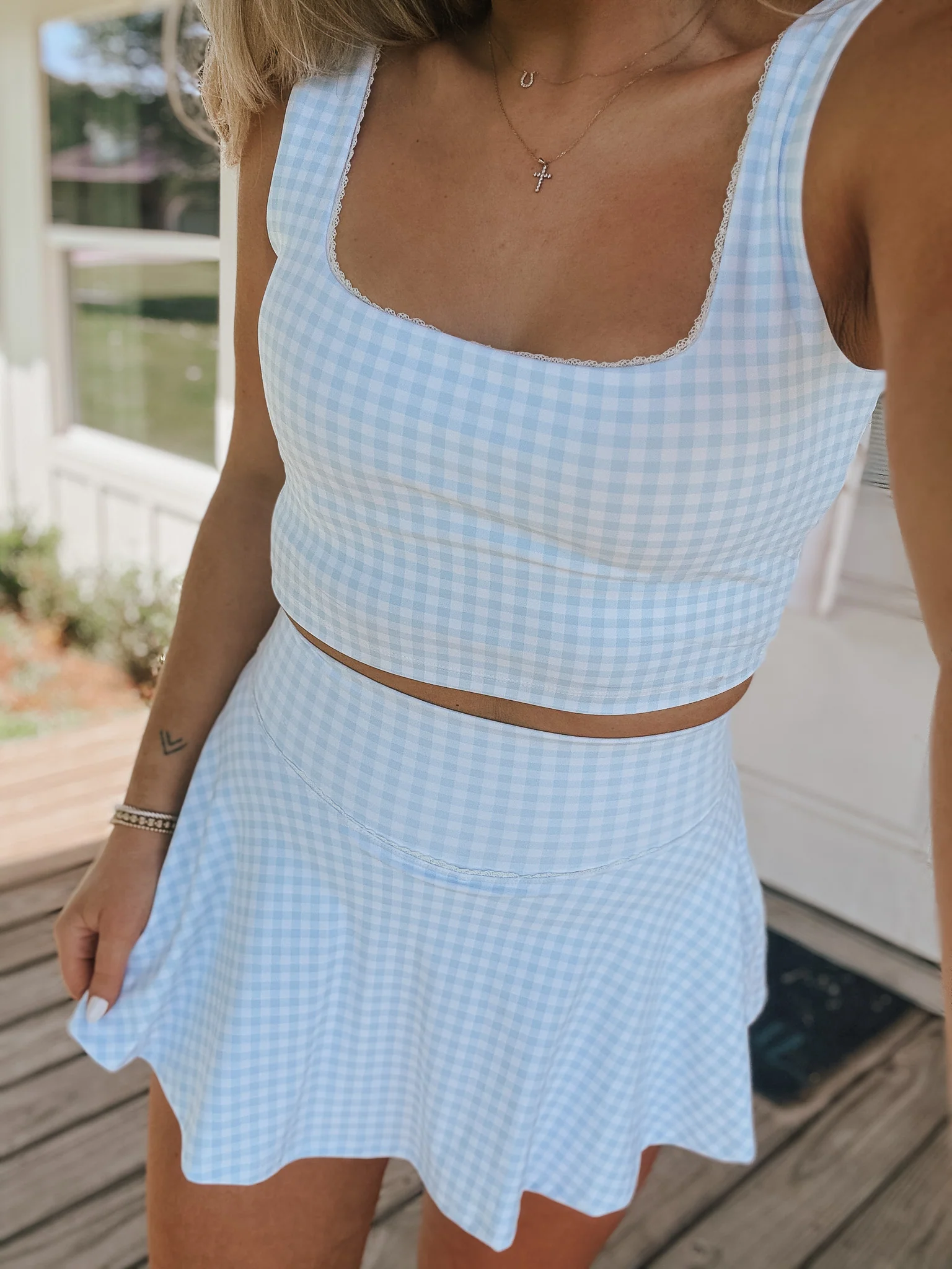 Feeling Sweet Plaid Skort - Image 5