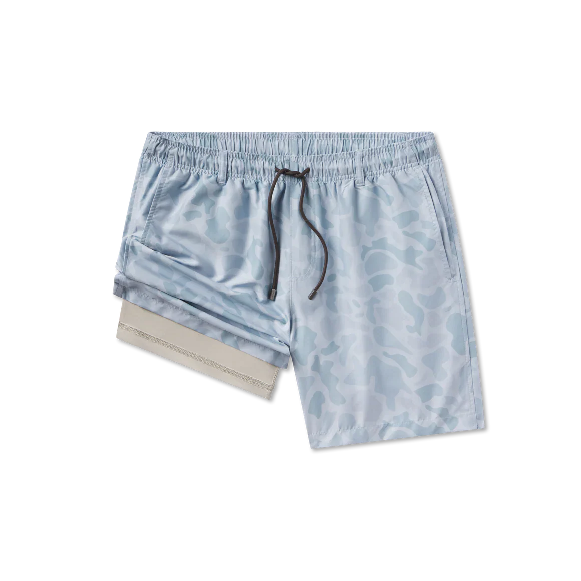 Men's Southern Marsh La Costa Lined Swim Trunk in Washed Slate Camo - Image 7