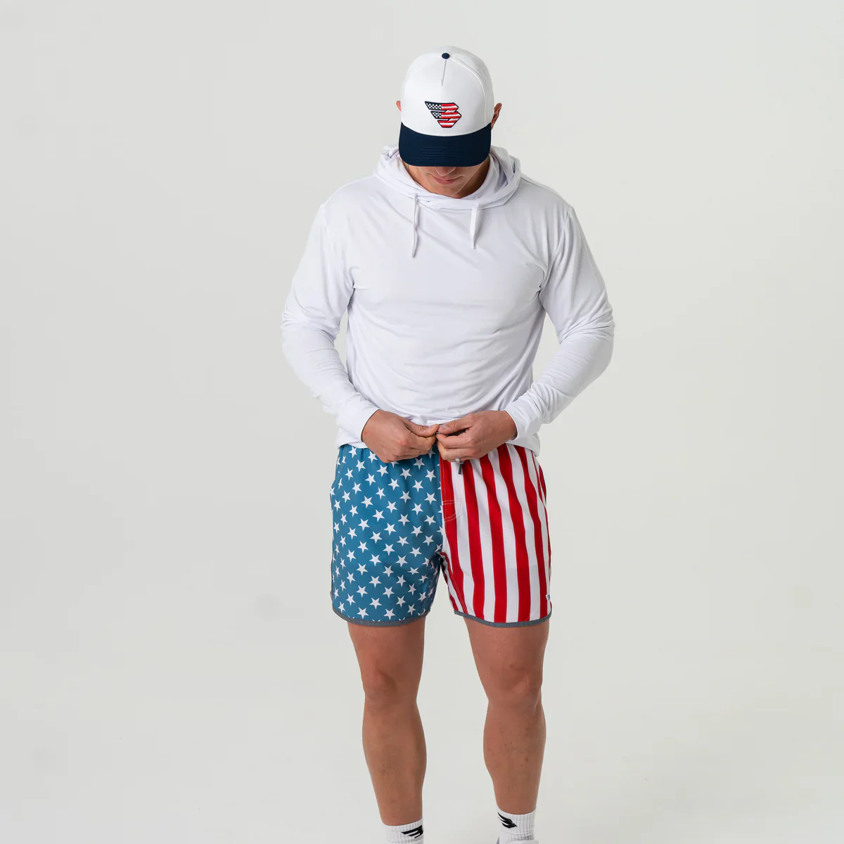 Men's Burlebo Swim Trunks - Throwback USA - Image 3