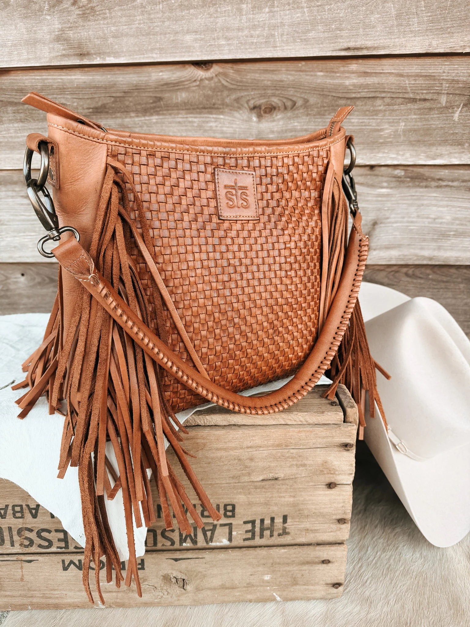 STS Sweetgrass Tess Fringe Purse