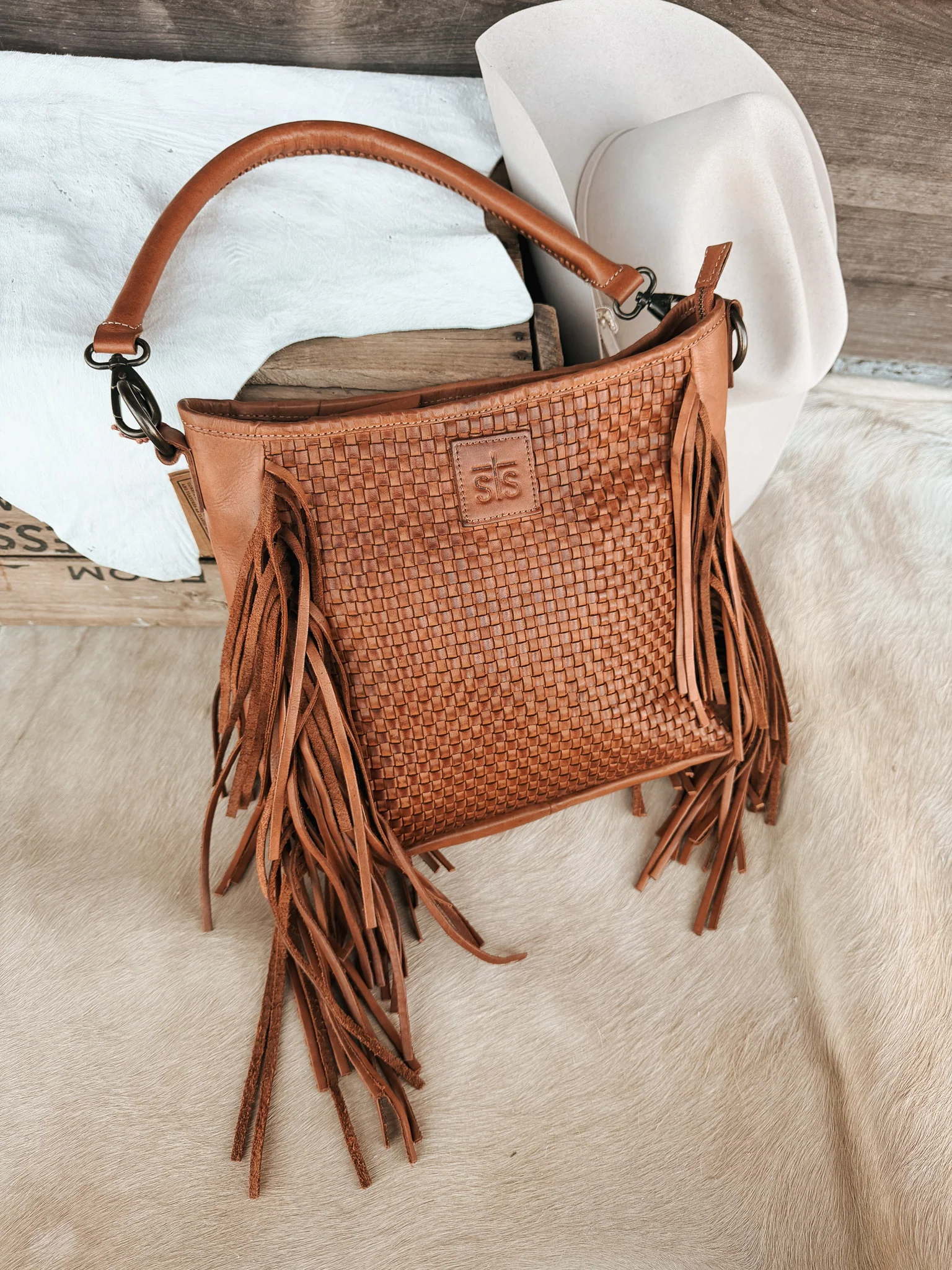 STS Sweetgrass Tess Fringe Purse - Image 5