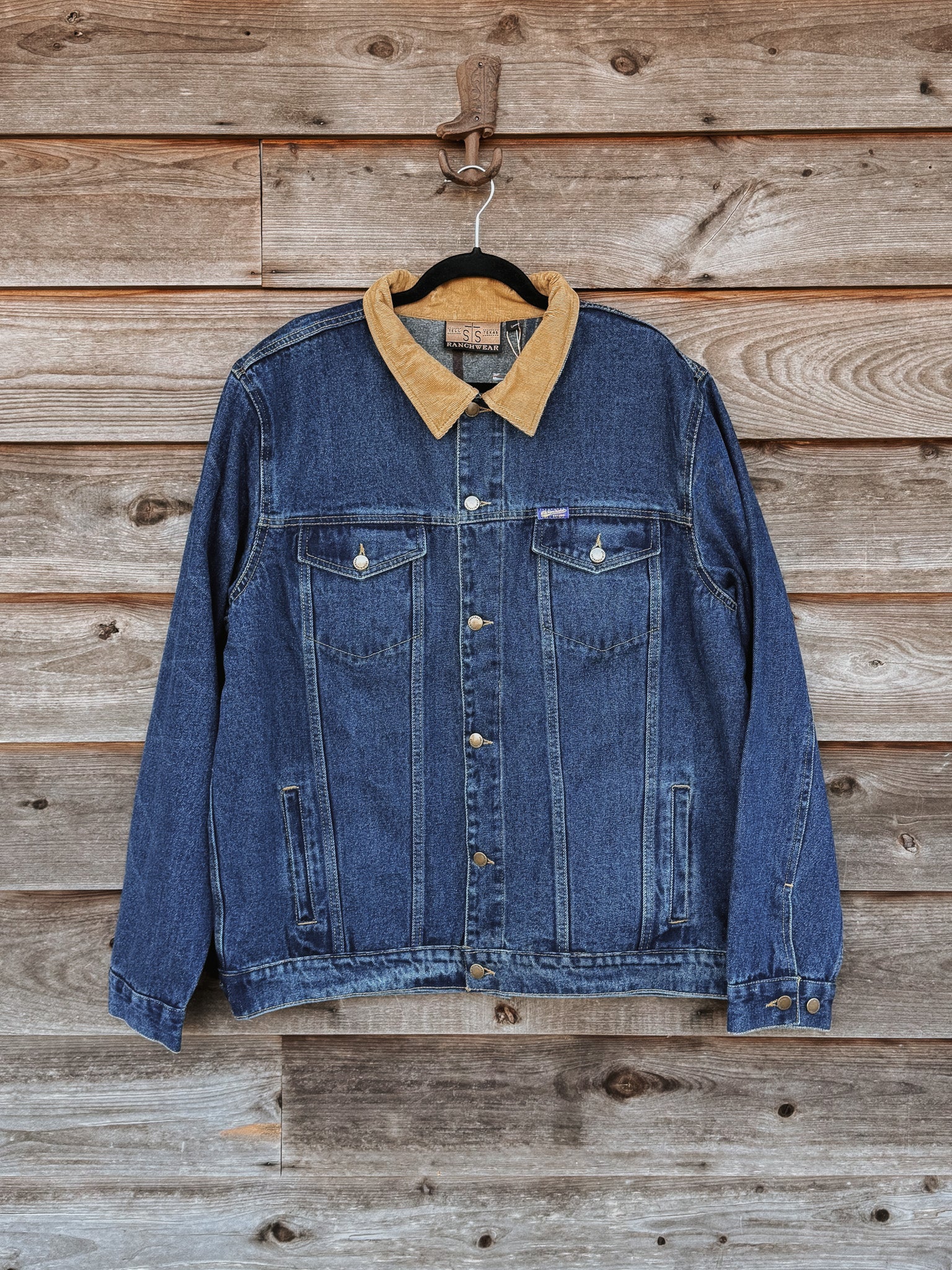 STS Ranchwear Price Wool Lined Denim Jacket - Image 2