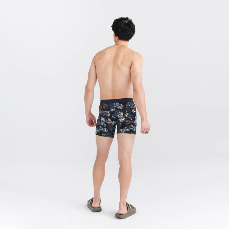 SAXX VIBE SUPER SOFT Boxer Brief / Friday Night Camo- Black - Image 4