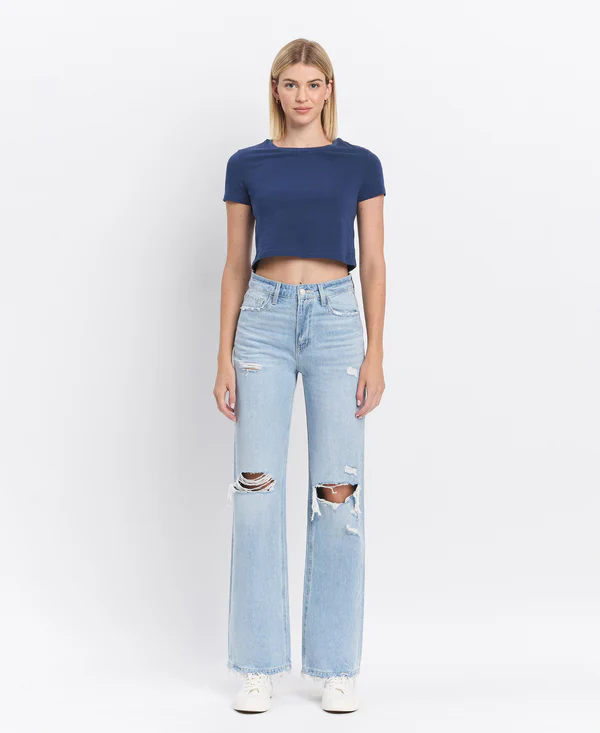Western Promise Super High Rise 90's Vintage Flare Jeans - Image 7