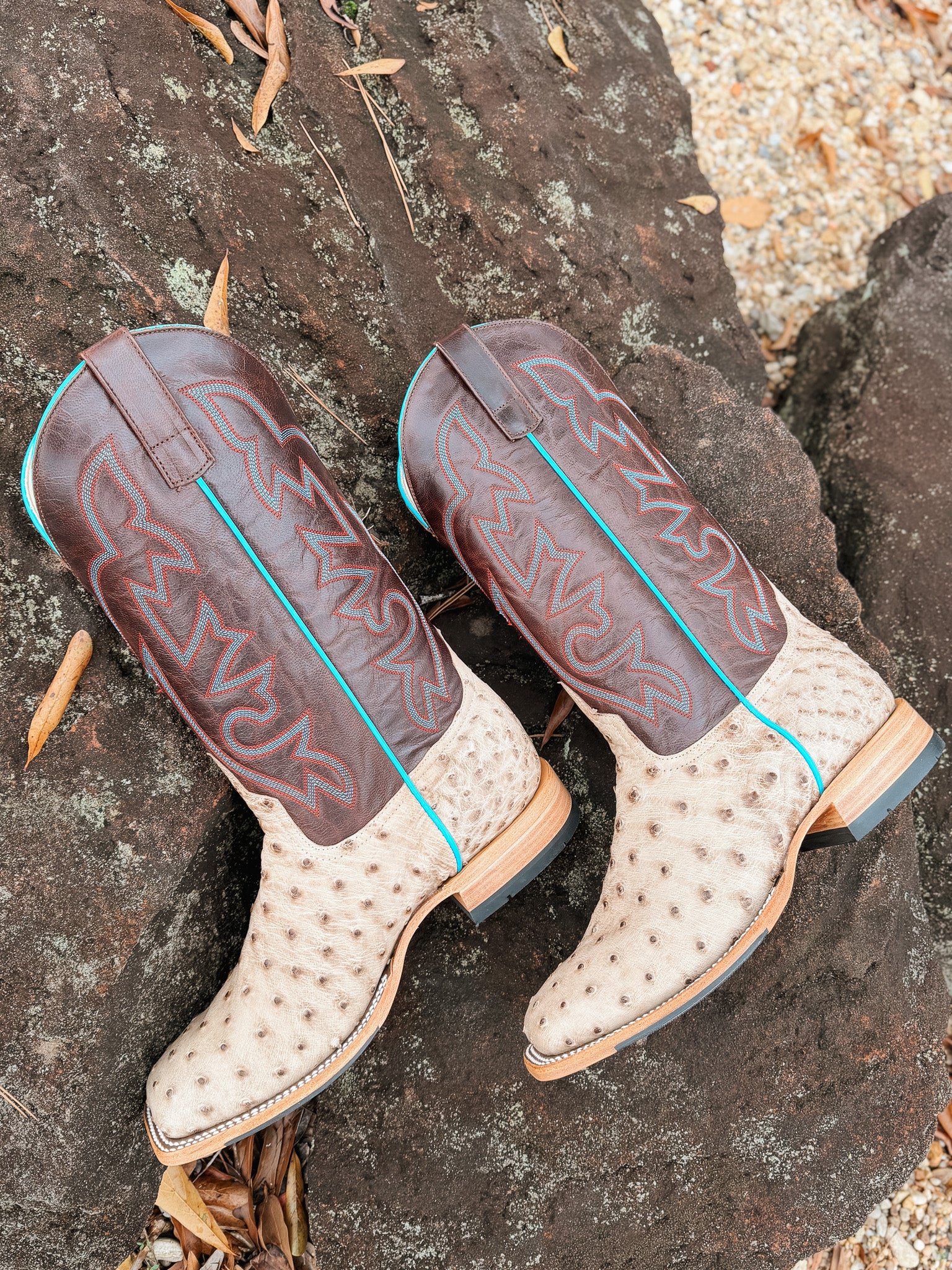 Men's Horse Power Bruciato Ostrich Boots - Image 6