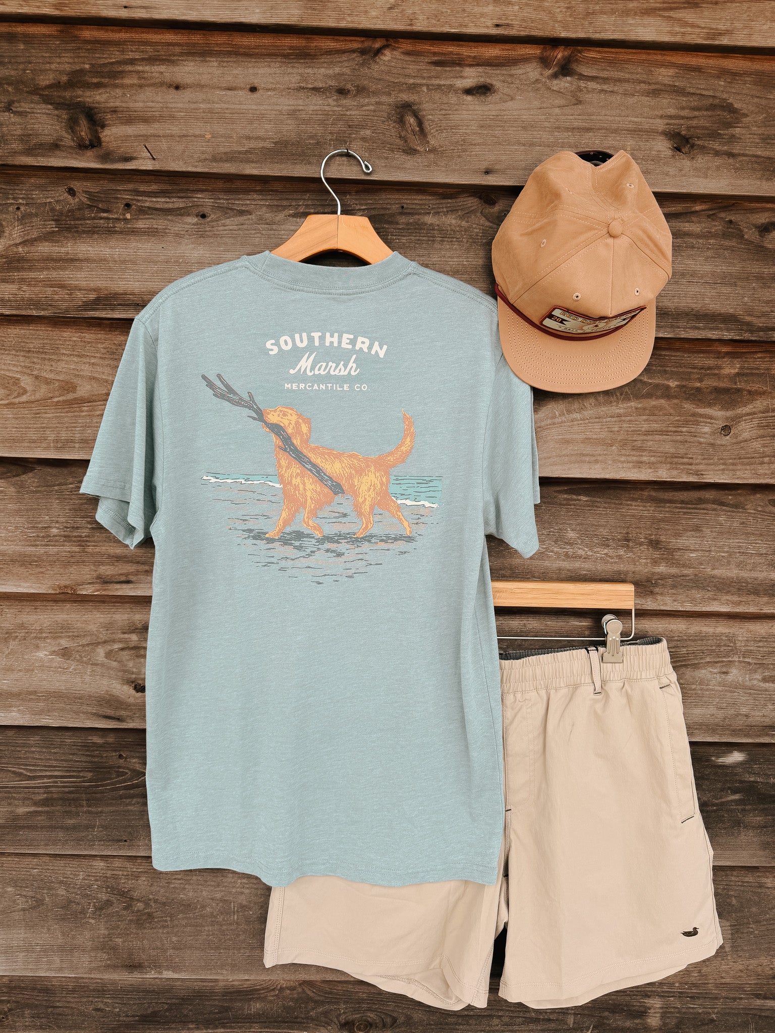 Southern Marsh Good Boy, Big Stick Seawash T-Shirt
